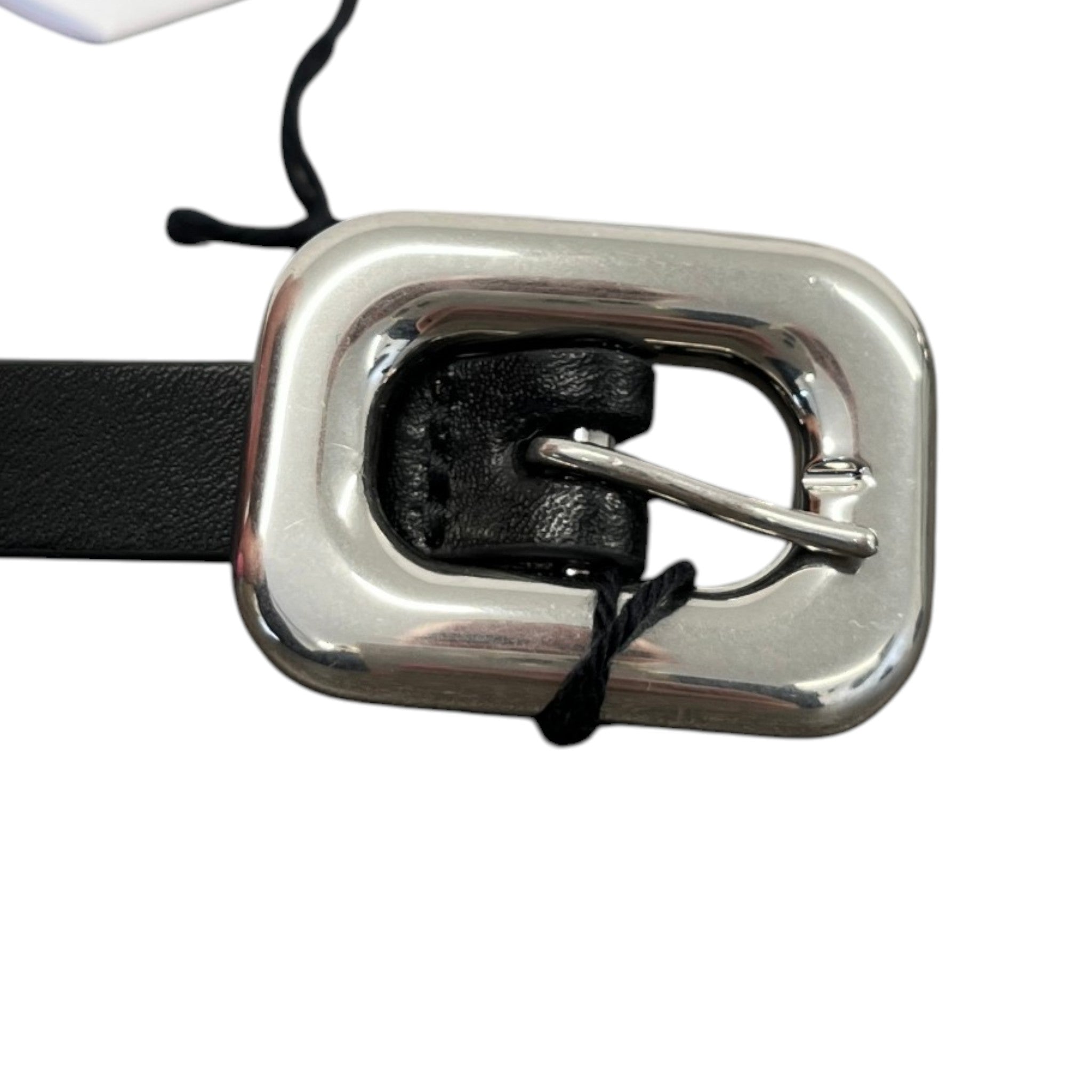 Women's Leather Belt Black Size S