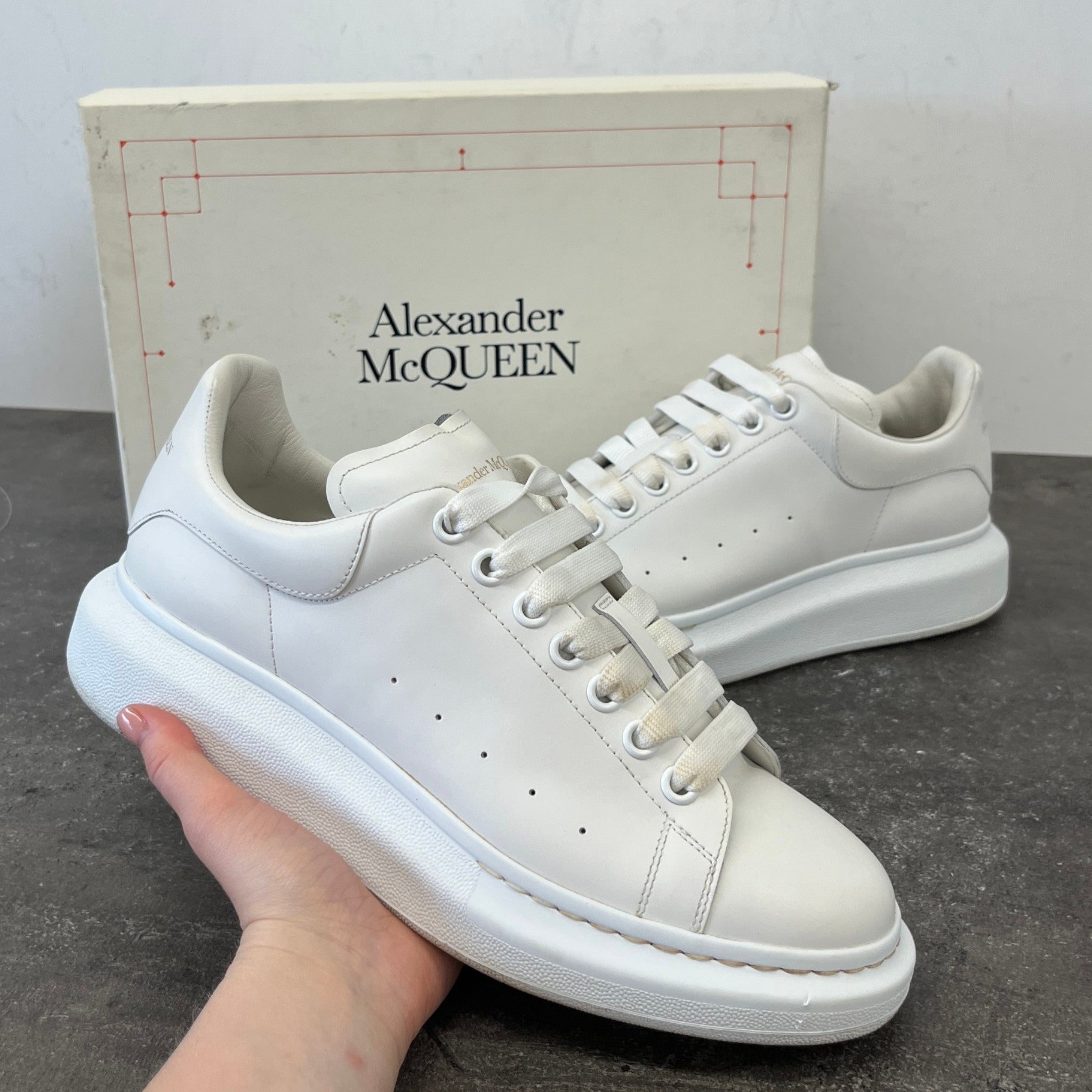 Men's Oversized Low Trainers White Size EU 42.5 / UK 8.5