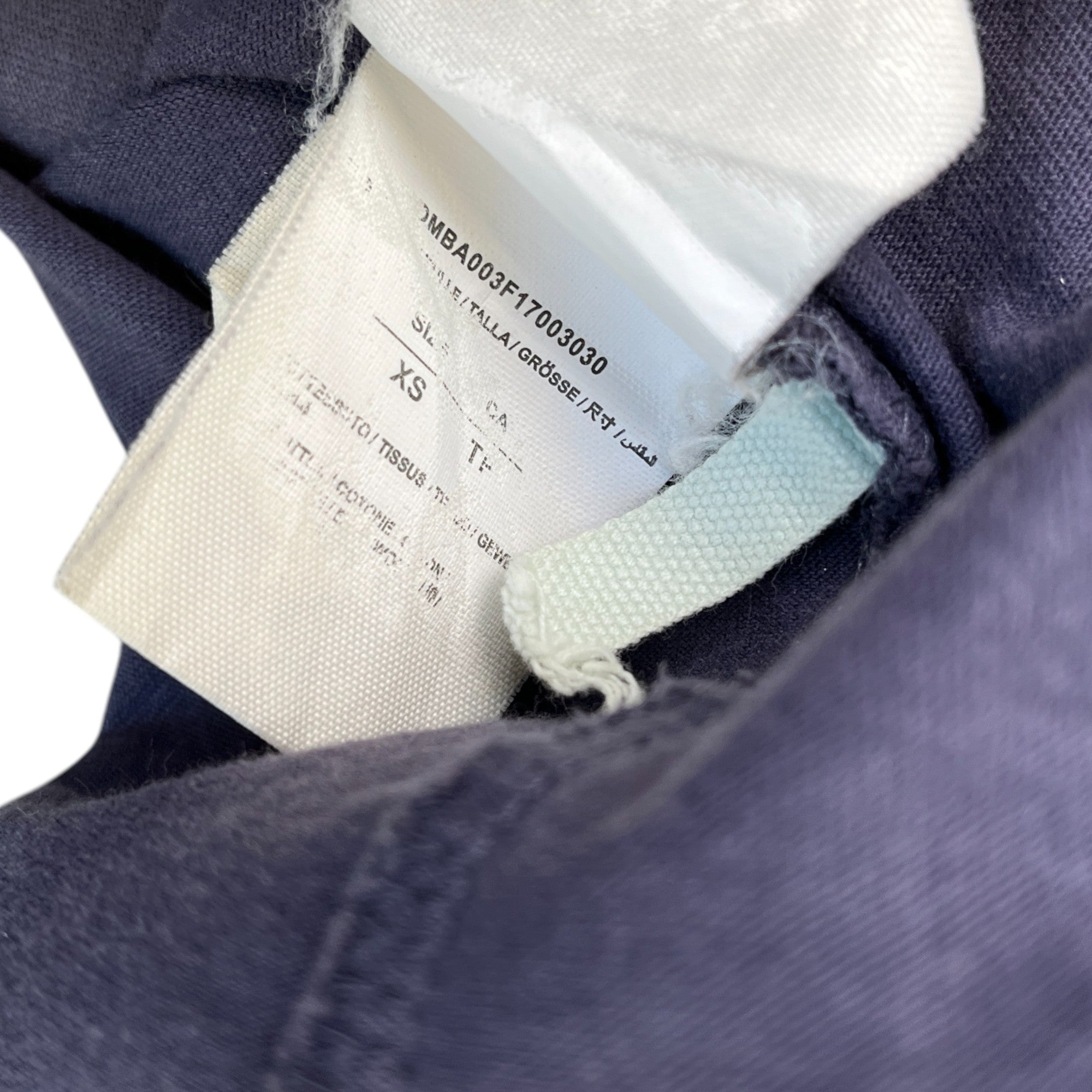 Men's Off White X Champion Logo T-Shirt Navy Size XS