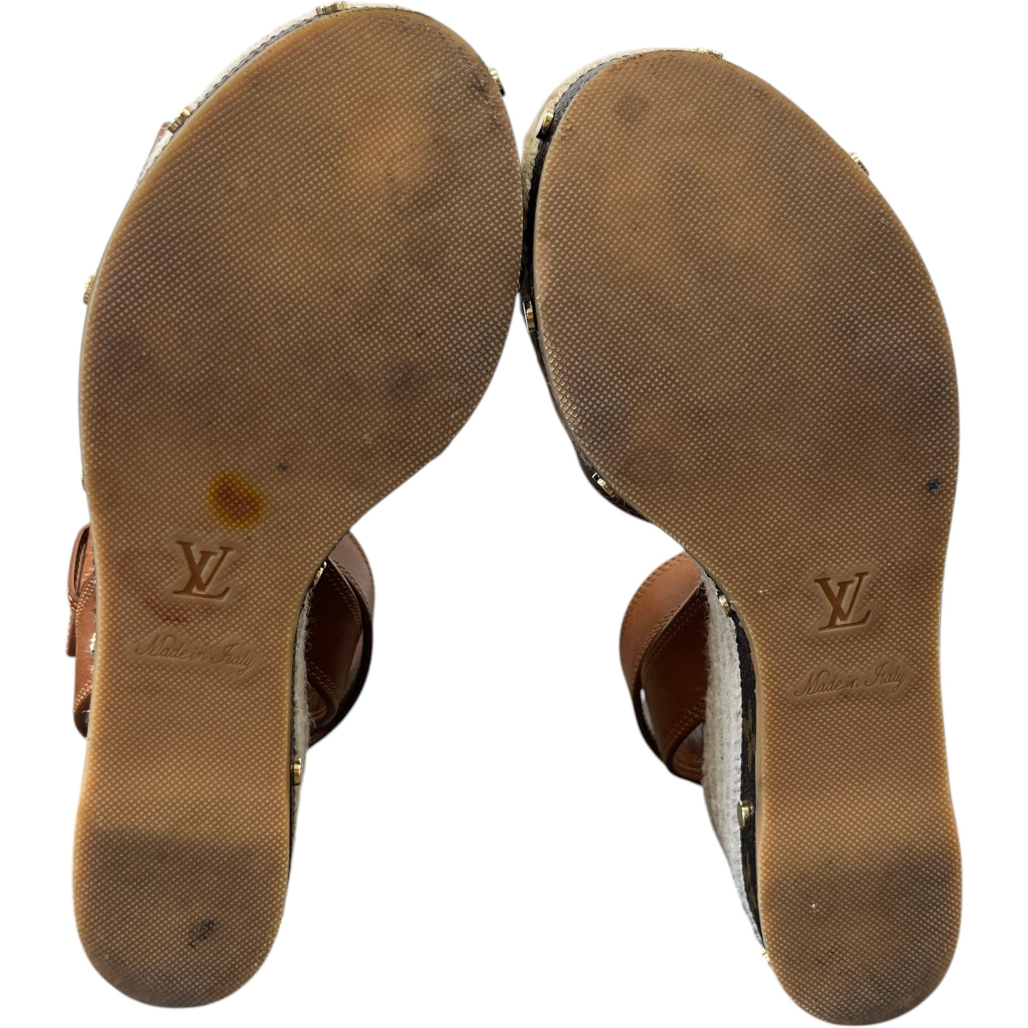 Women's Timelapse Wedge Heels Brown Size EU 37 / UK 4