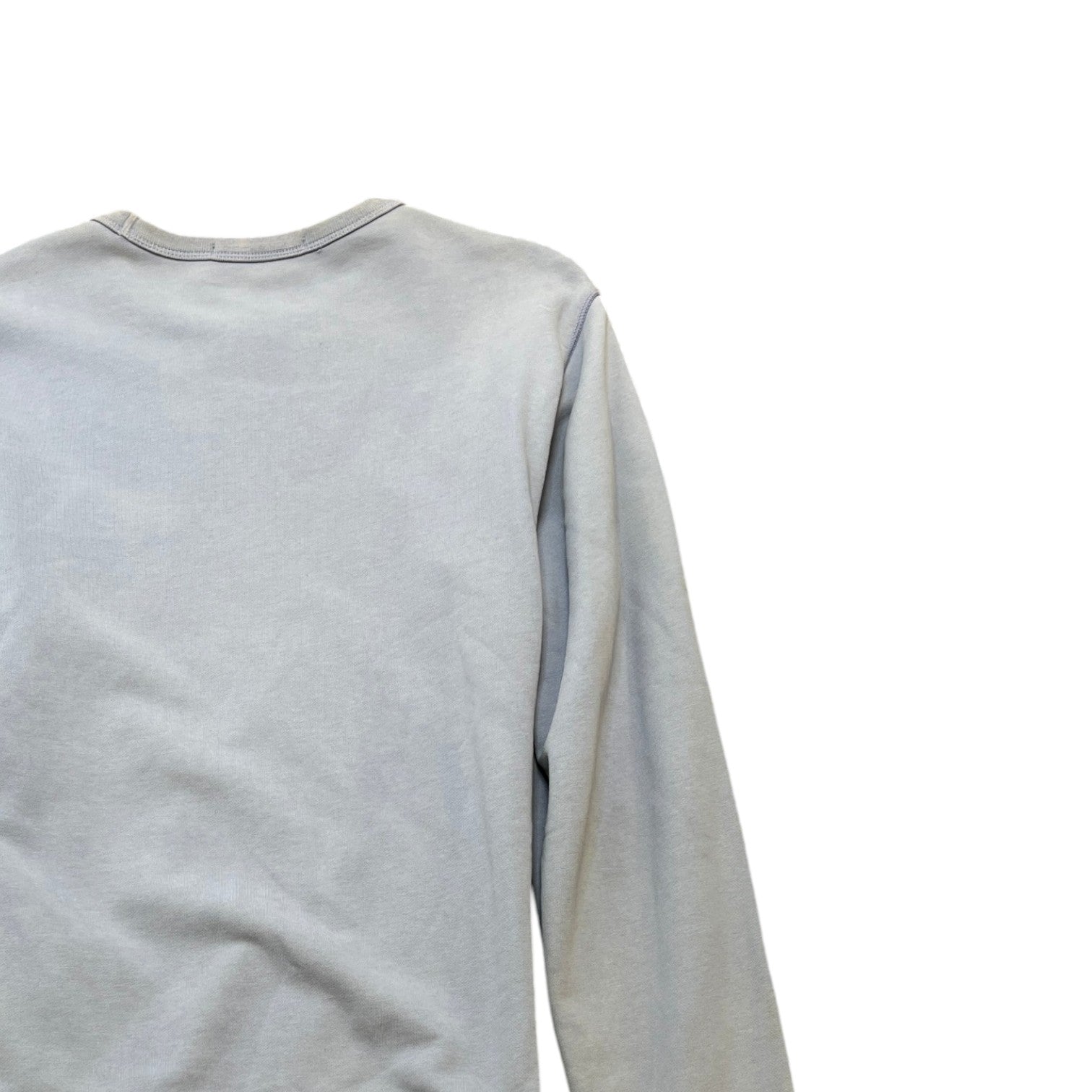 Men's Applique Logo Sweatshirt Blue Size S