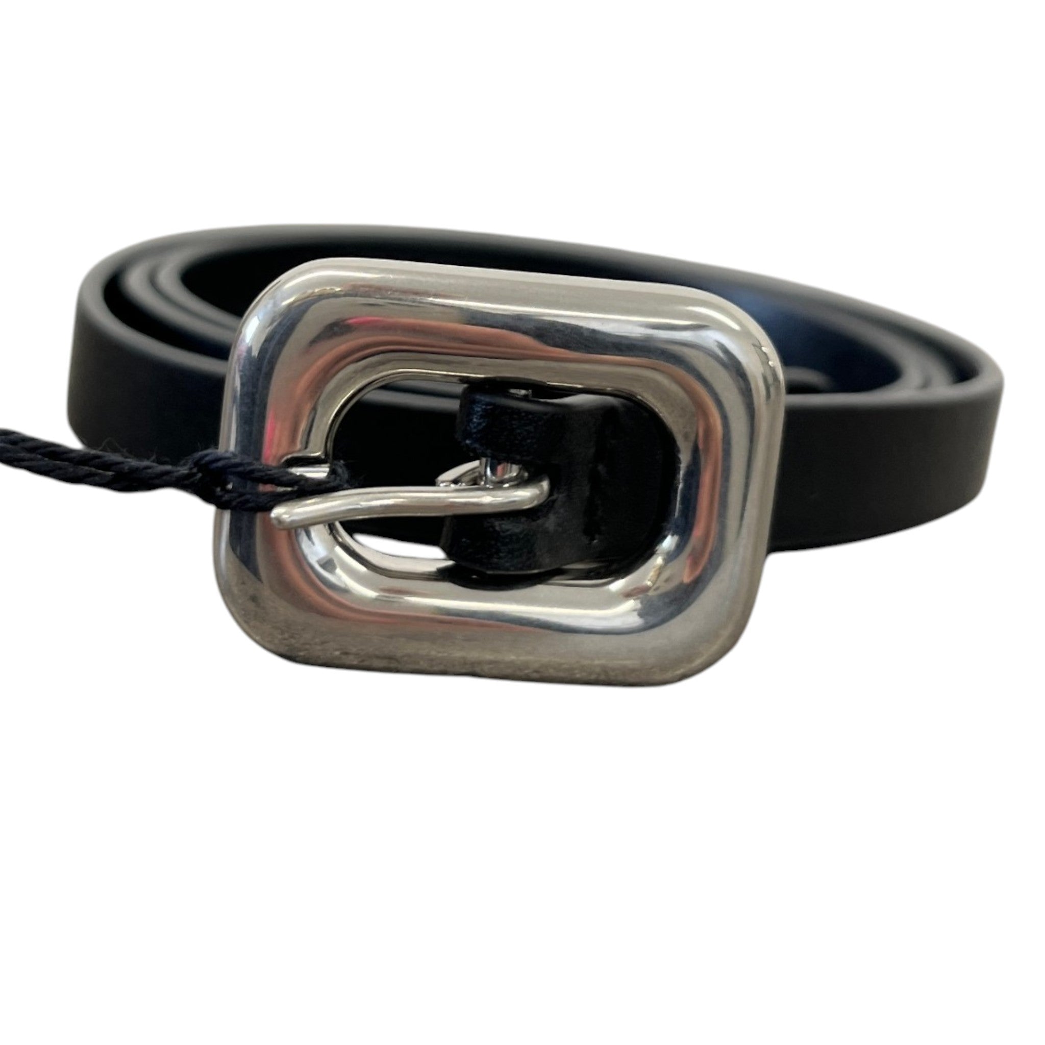 Women's Leather Belt Black Size S