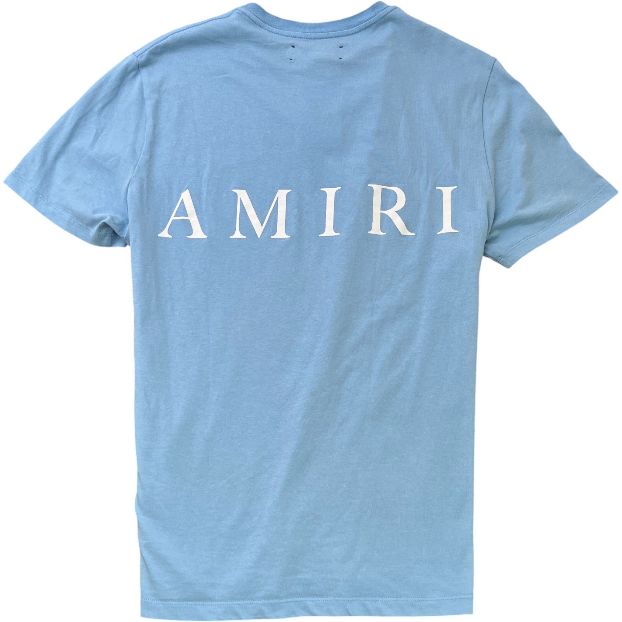 Men's Logo Print T-Shirt Blue Size M