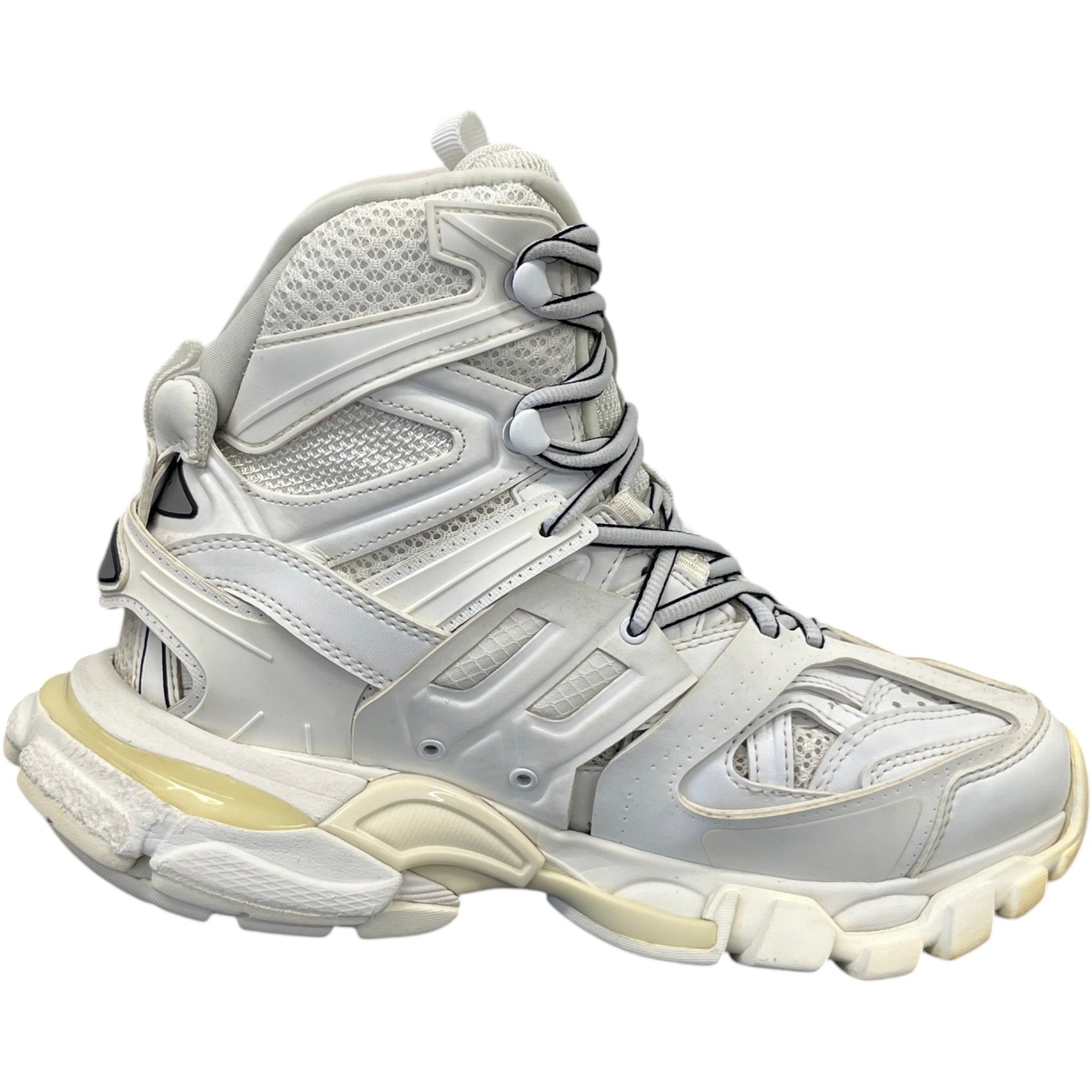 Women's Track Hike High Trainers White Size EU 37 / UK 4