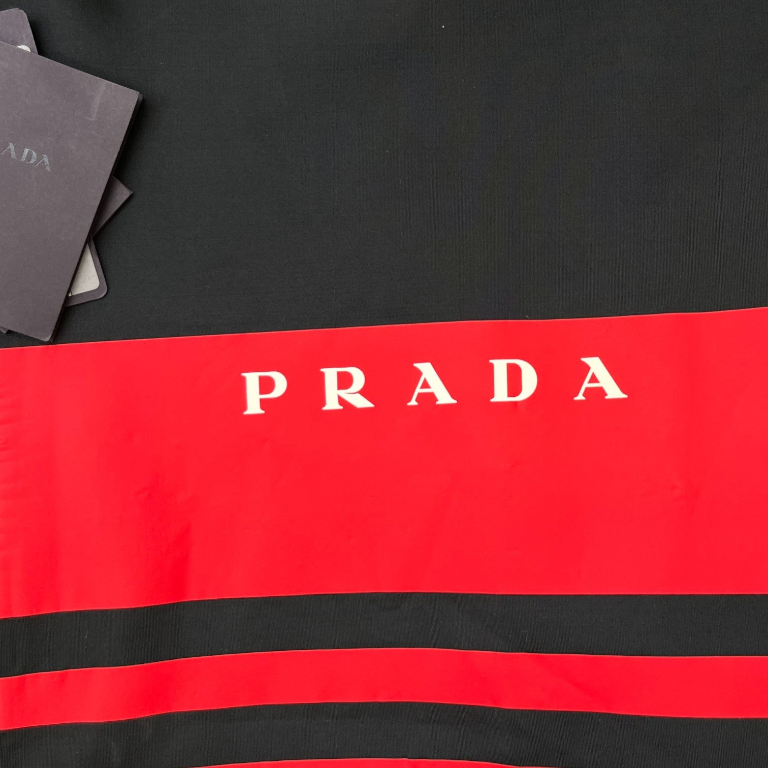 Men's Printed Technical Fabric Jacket Black Size XXL