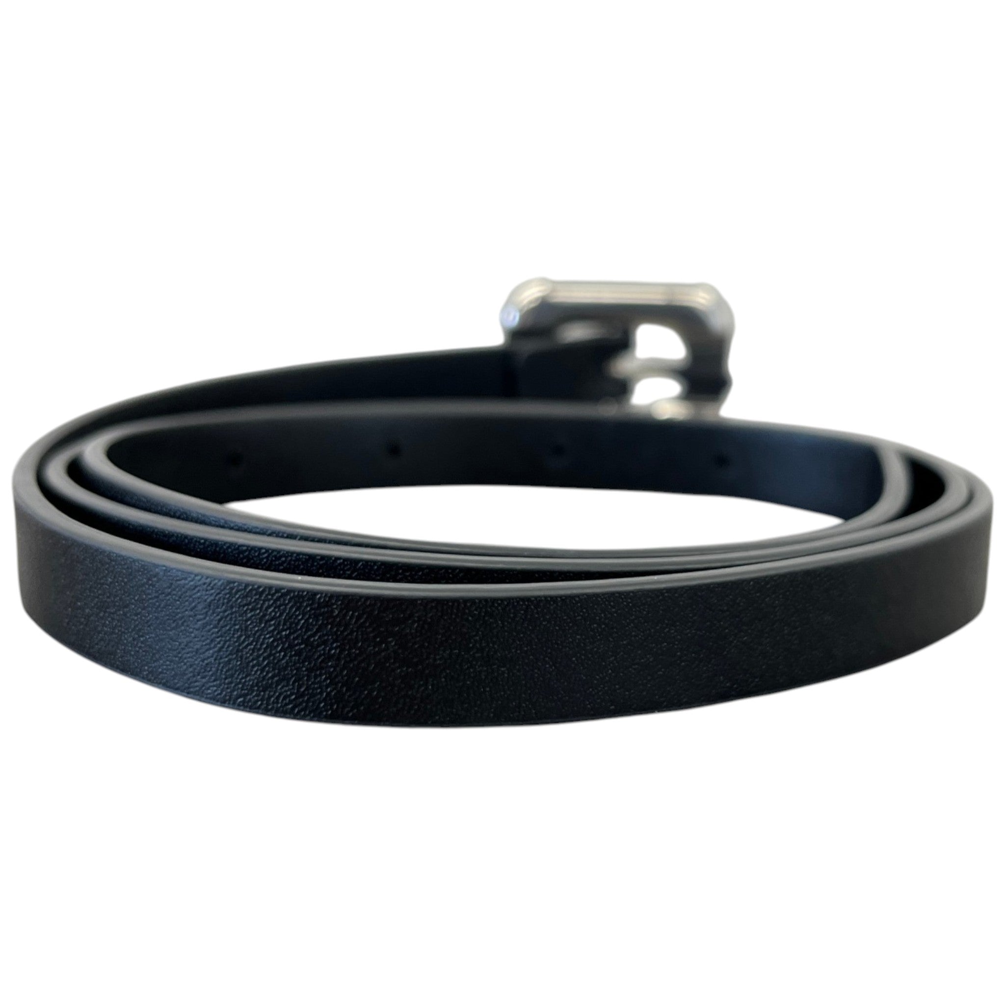 Women's Leather Belt Black Size S