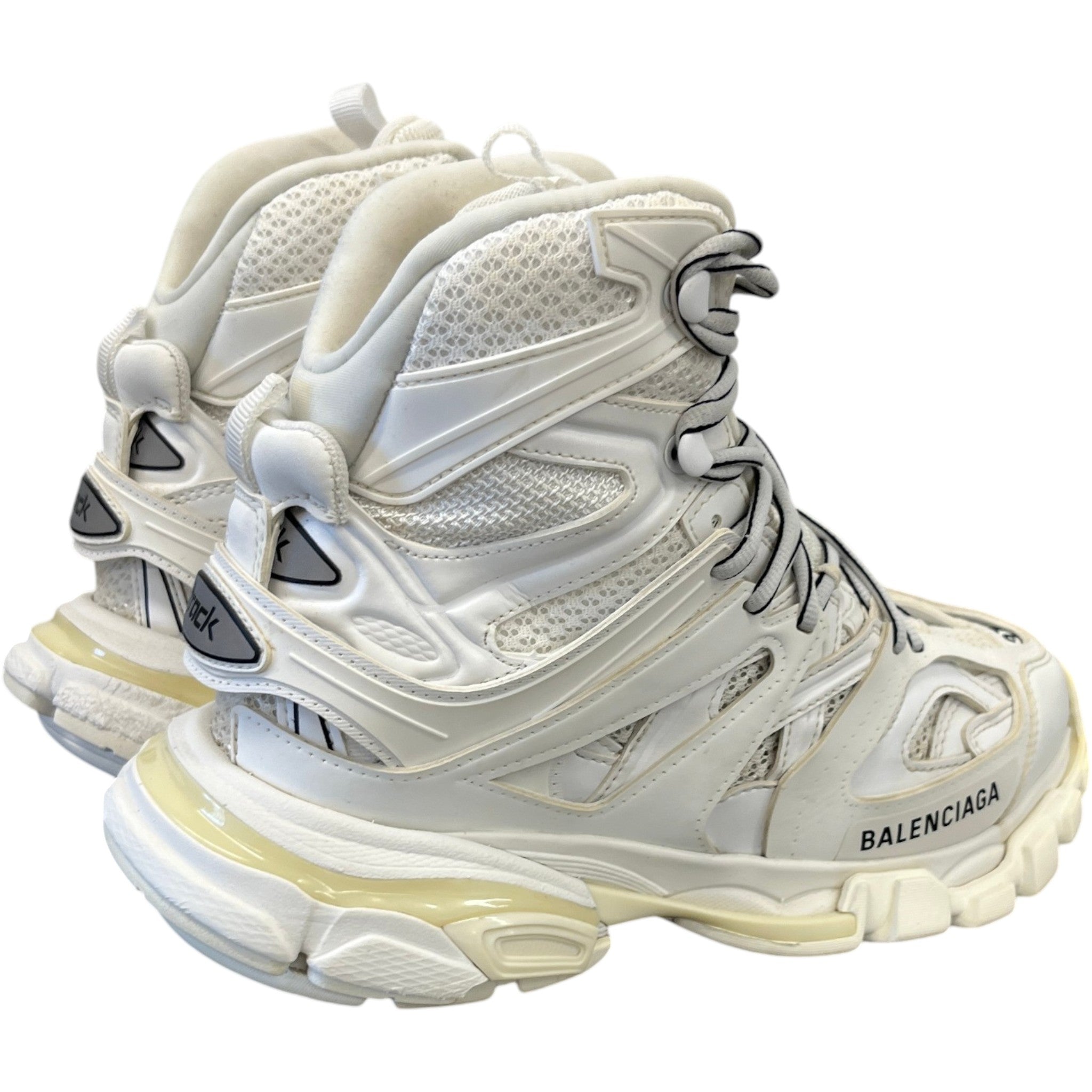 Women's Track Hike High Trainers White Size EU 37 / UK 4