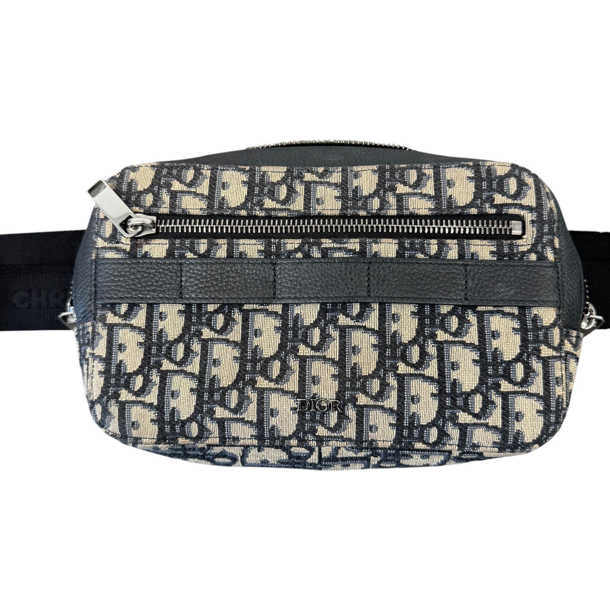Men's Oblique Safari Messenger Bag Black