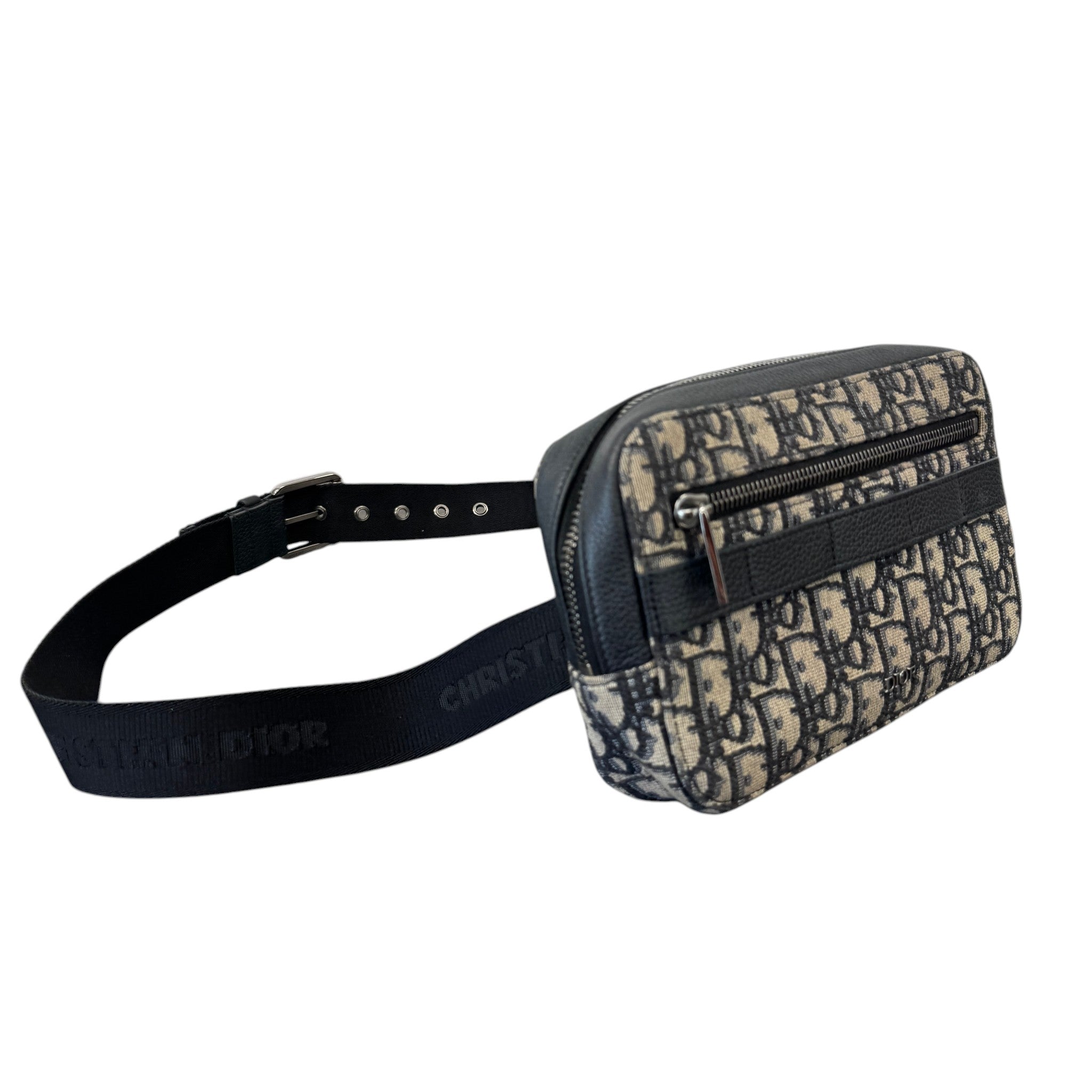 Men's Oblique Safari Messenger Bag Black