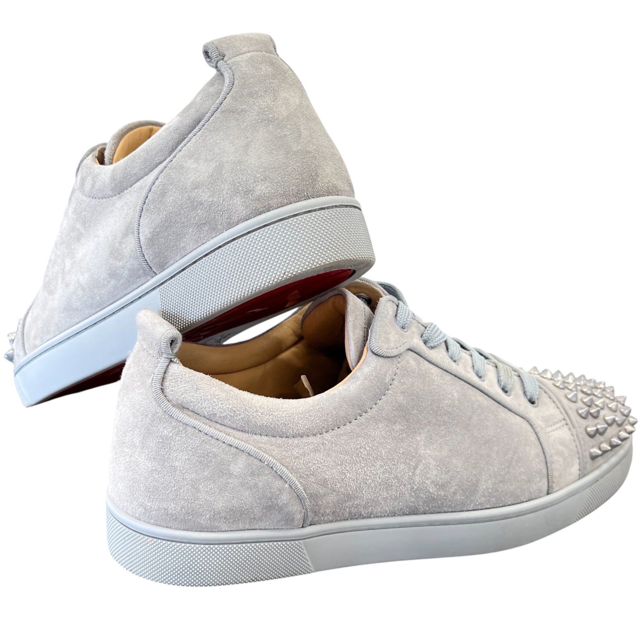 Men's Louis Junior Spikes Flat Low Trainers Grey Size EU 42 / UK 8