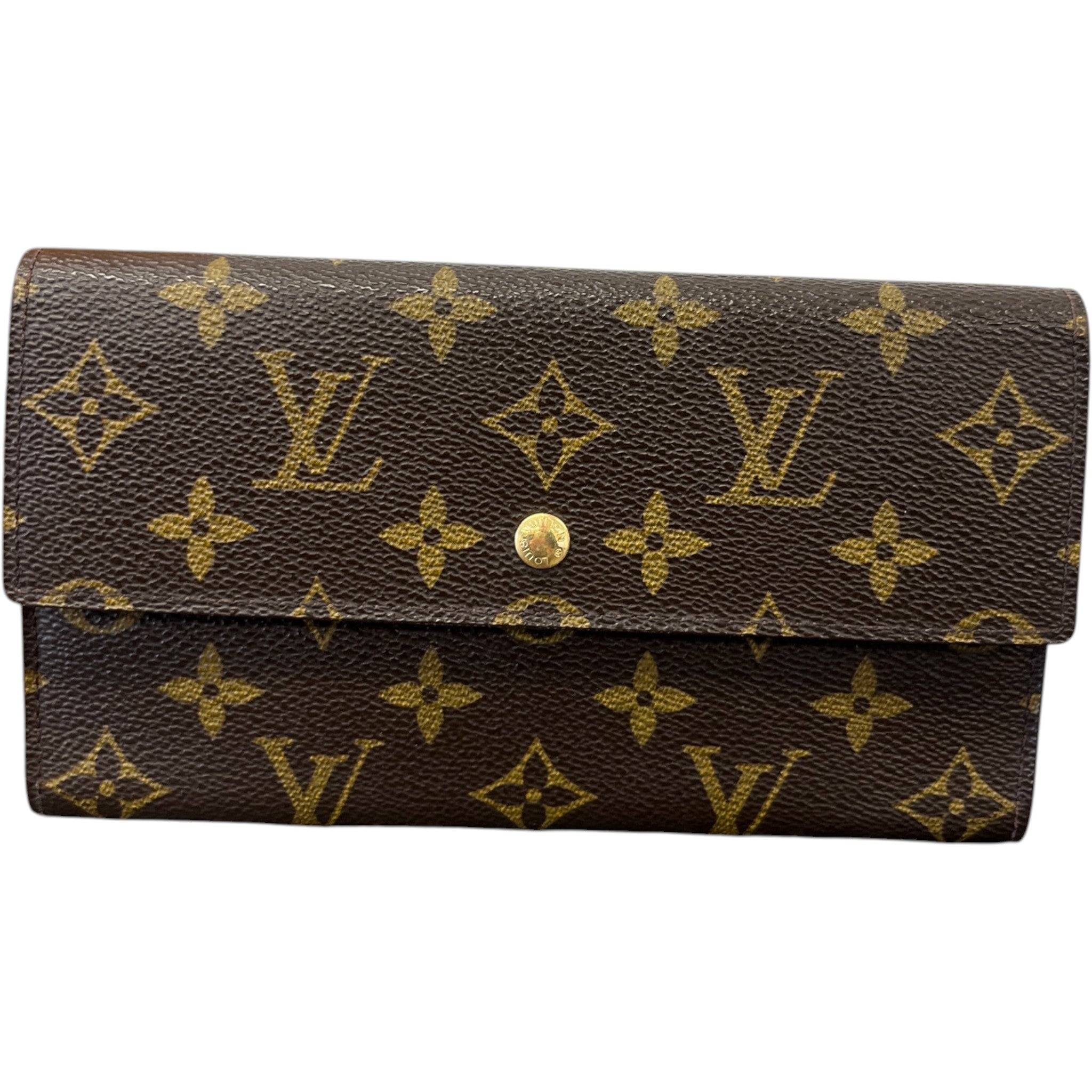 Women's Monogram Sarah Wallet Brown