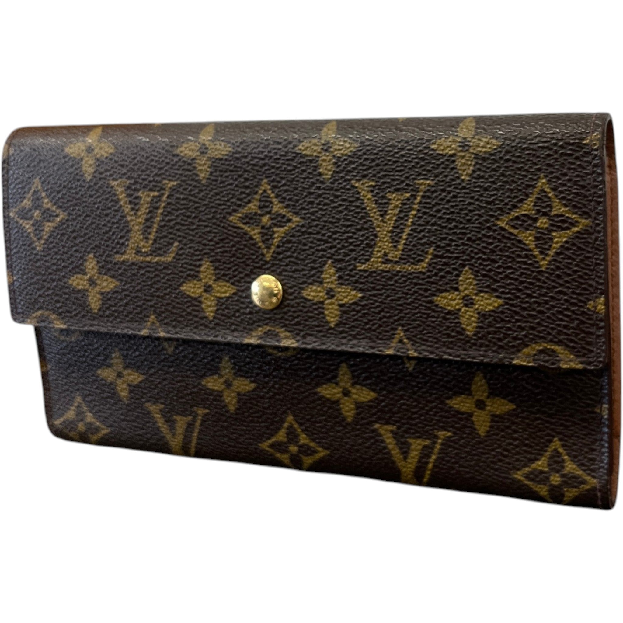 Women's Monogram Sarah Wallet Brown