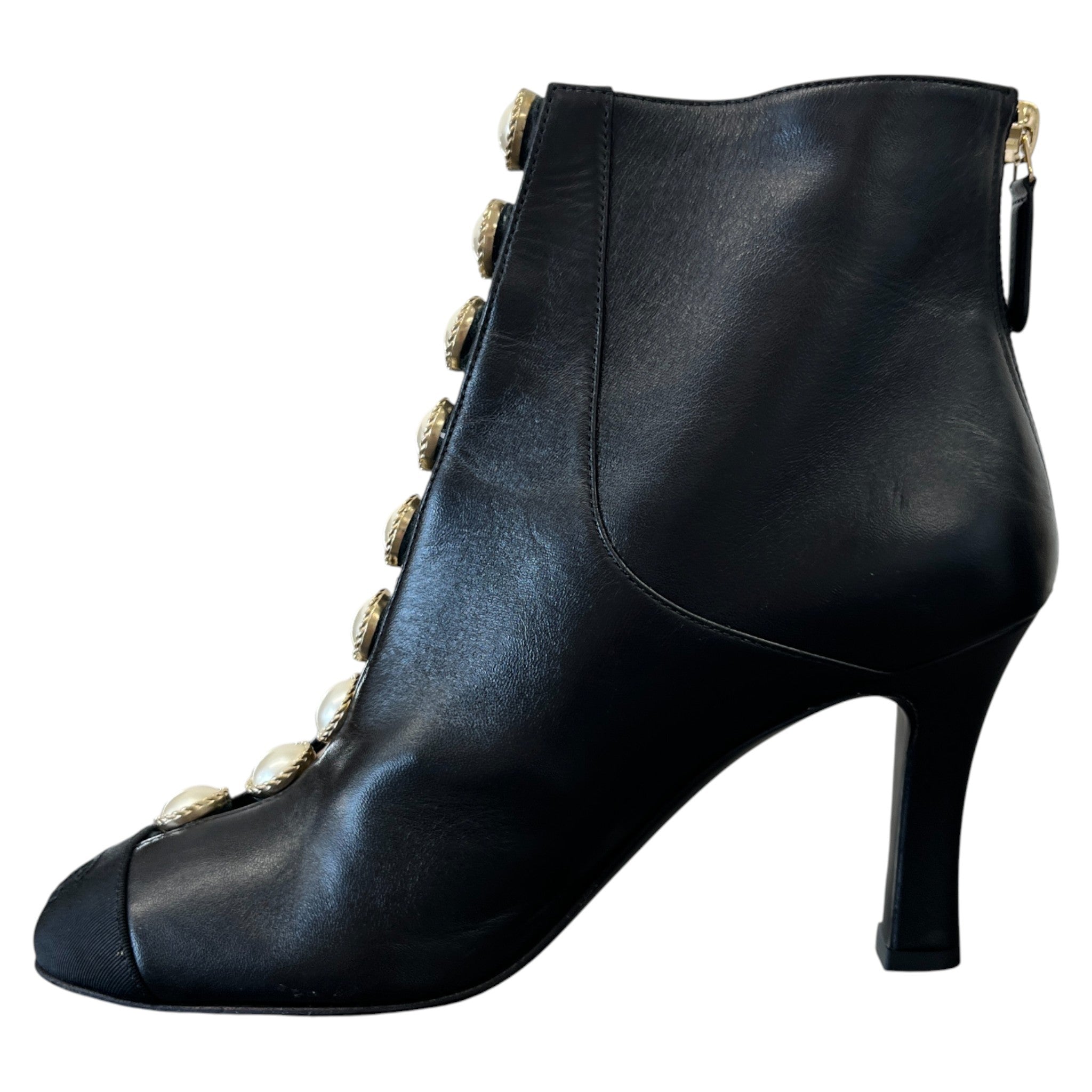 Women's Pearl Cc Logo Boots Black Size EU 36 / UK 3