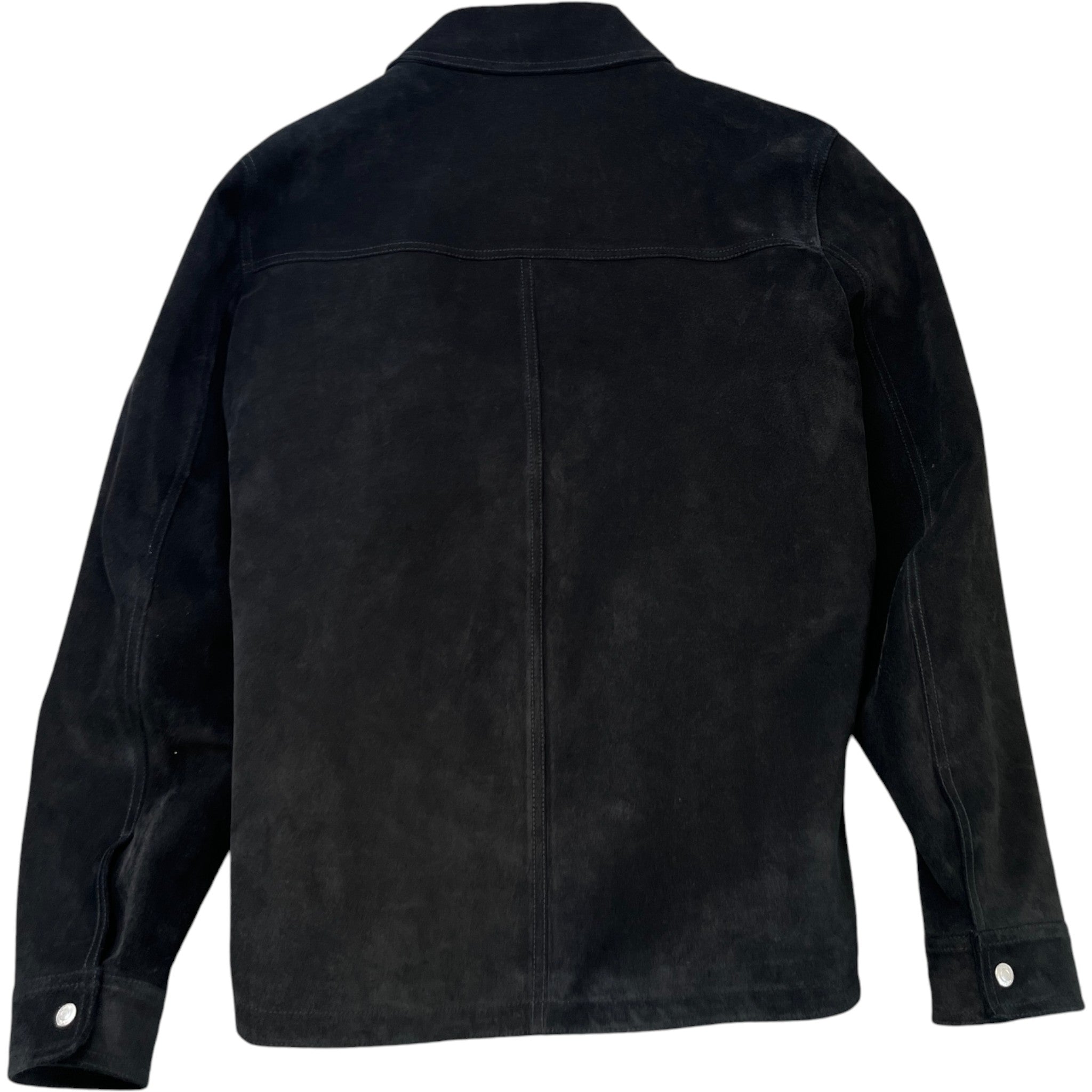 Men's Suede Lambskin Jacket Black Size IT 52 / XL