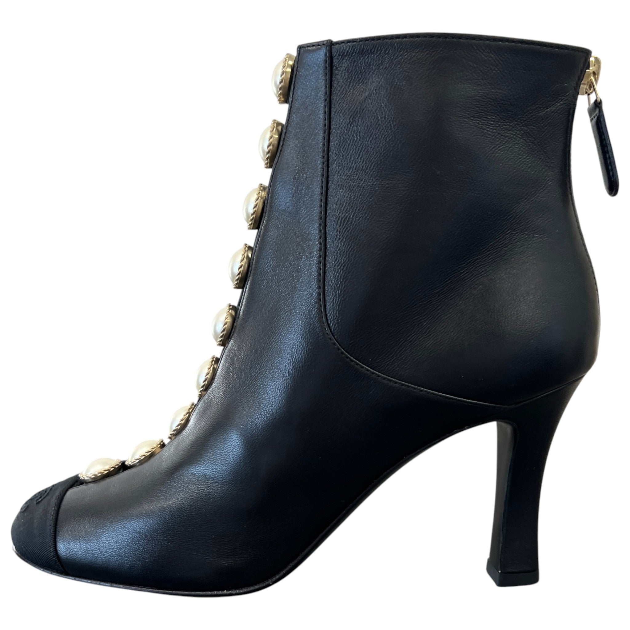 Women's Pearl Cc Logo Boots Black Size EU 36 / UK 3