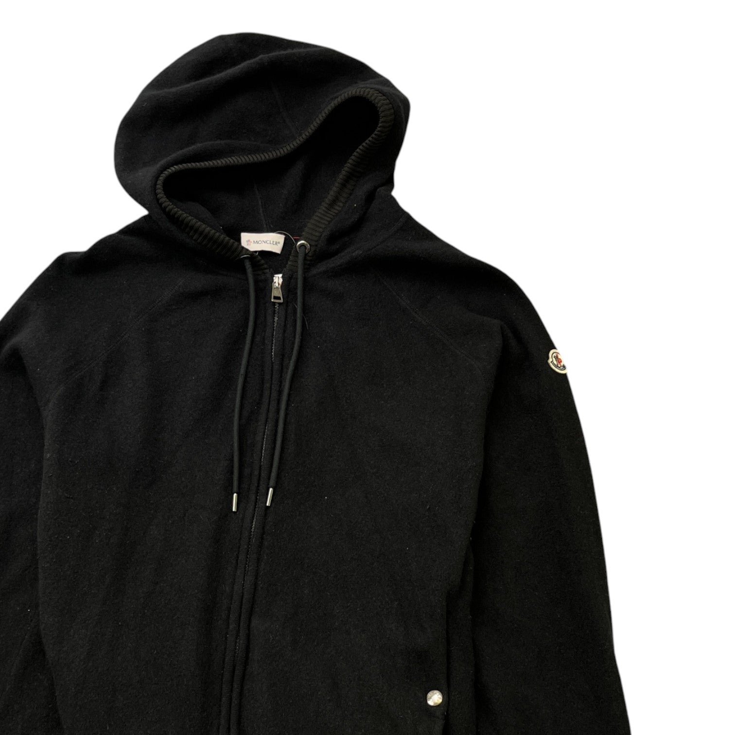 Men's Maglione Tricot Hoodie Black Size XXL