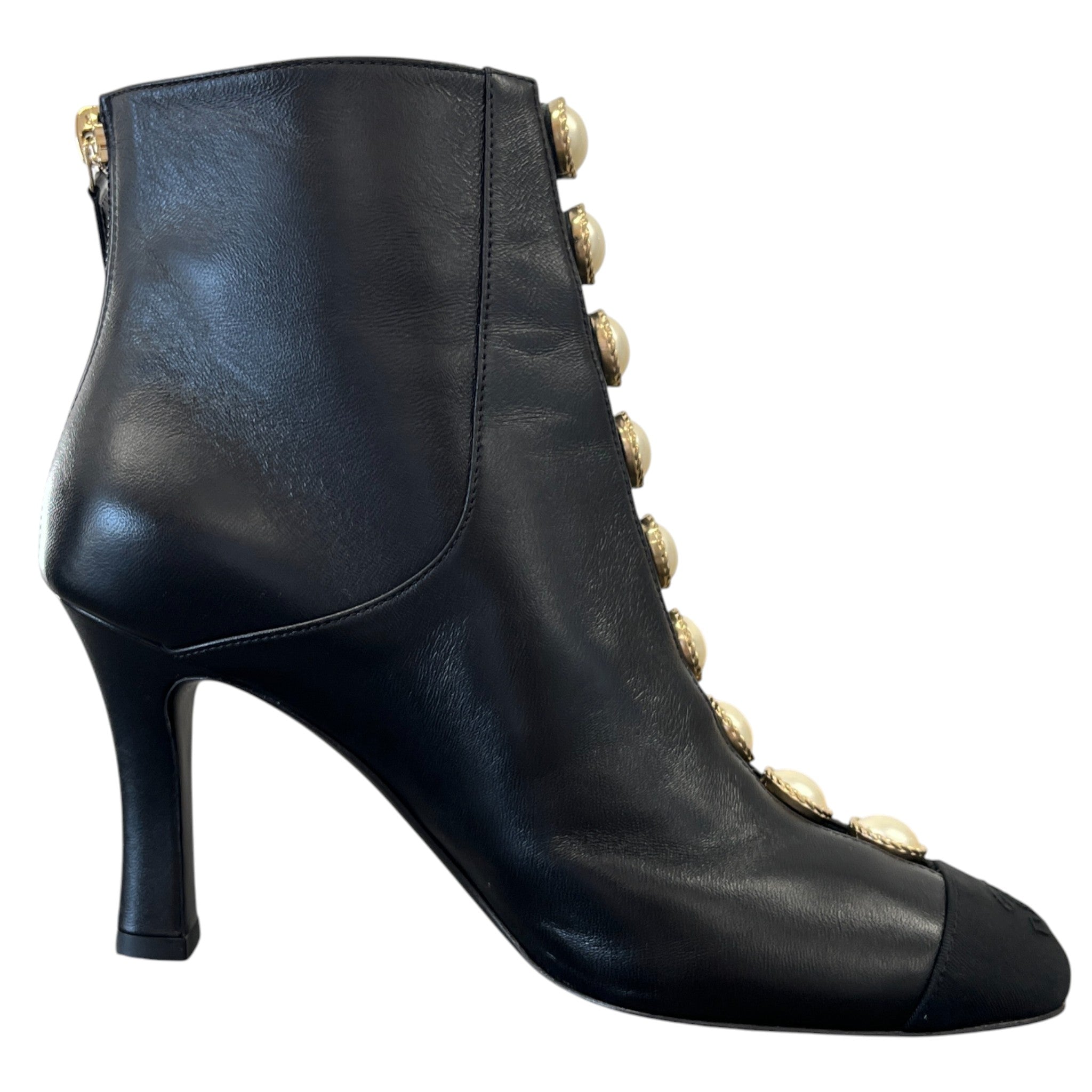 Women's Pearl Cc Logo Boots Black Size EU 36 / UK 3