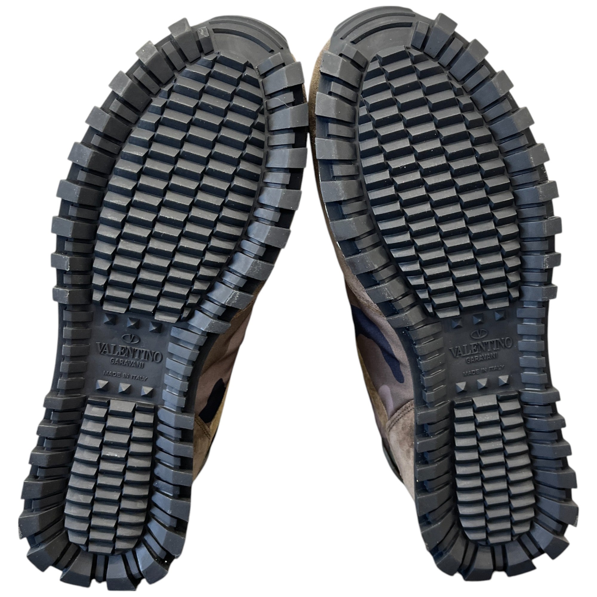 Men's Rockstud Low Trainers Khaki Size EU 41 / UK 7