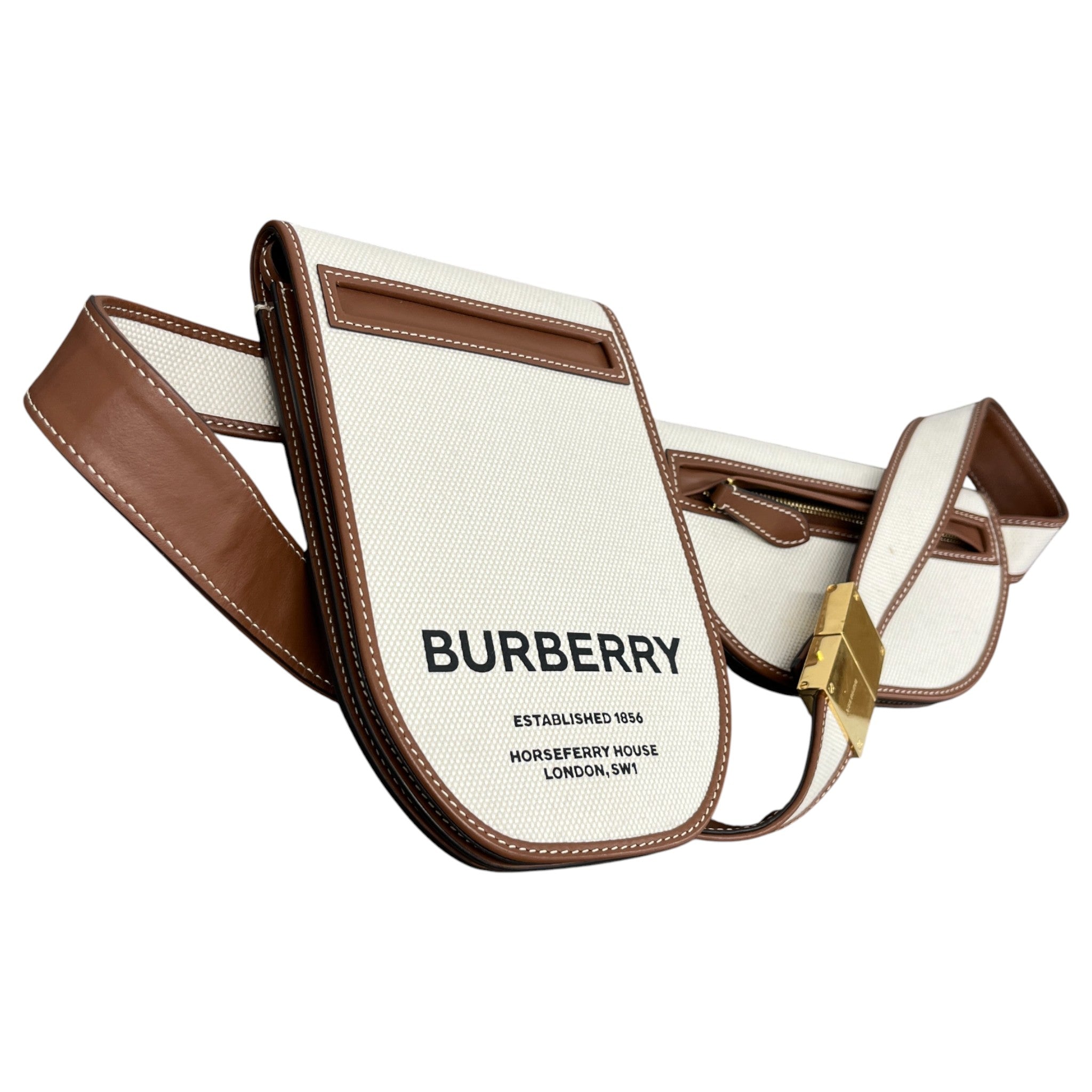 Women's Olympia Canvas Belt Bag Brown