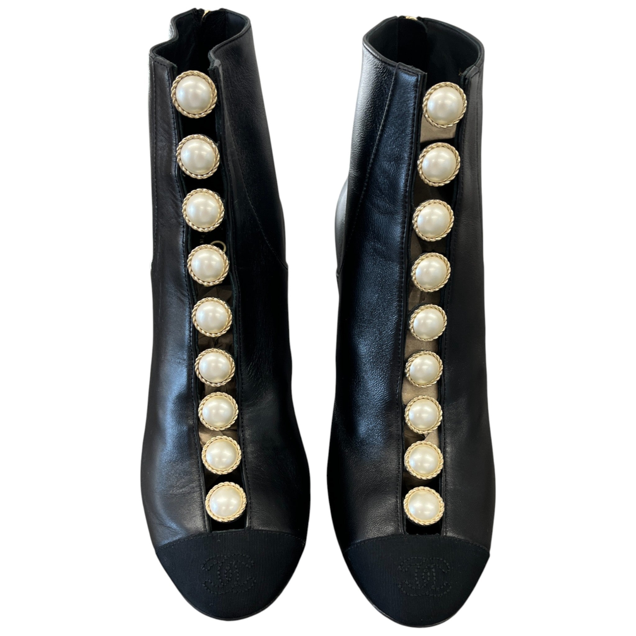 Women's Pearl Cc Logo Boots Black Size EU 36 / UK 3