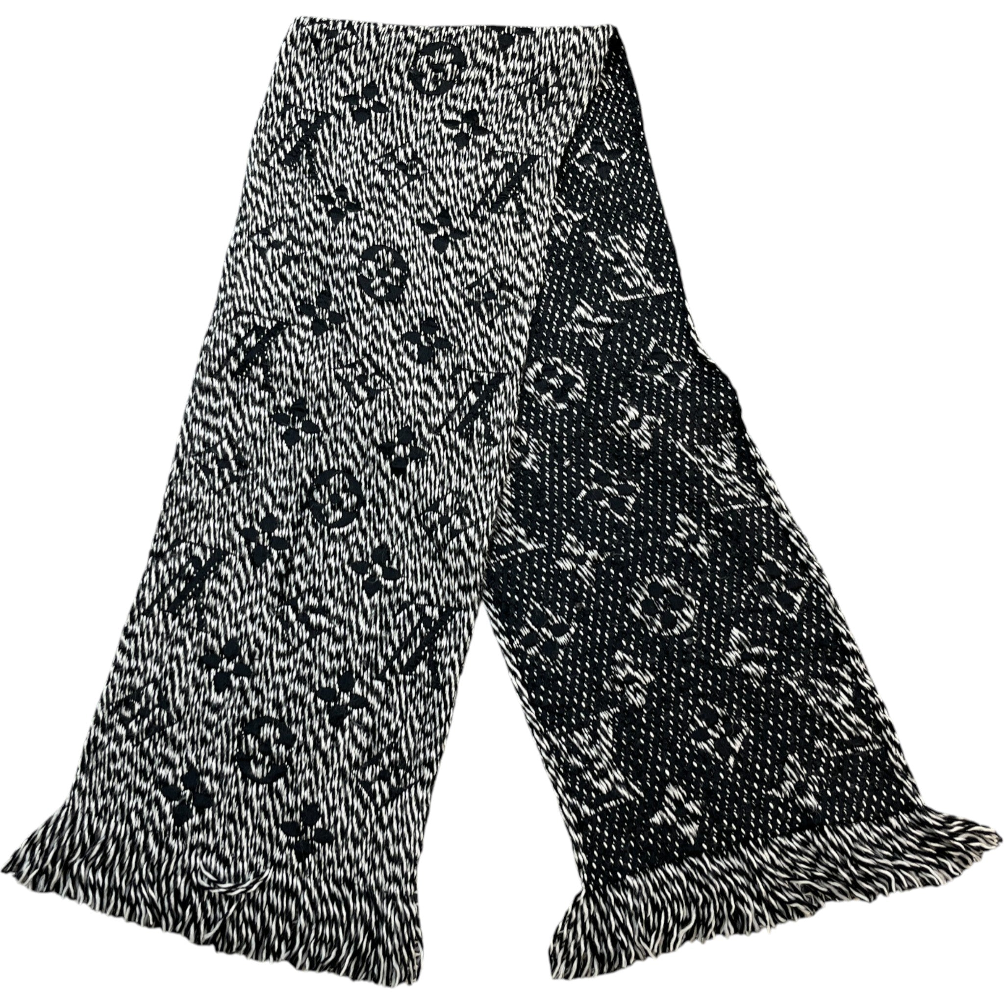 Women's Logomania Scarf Black