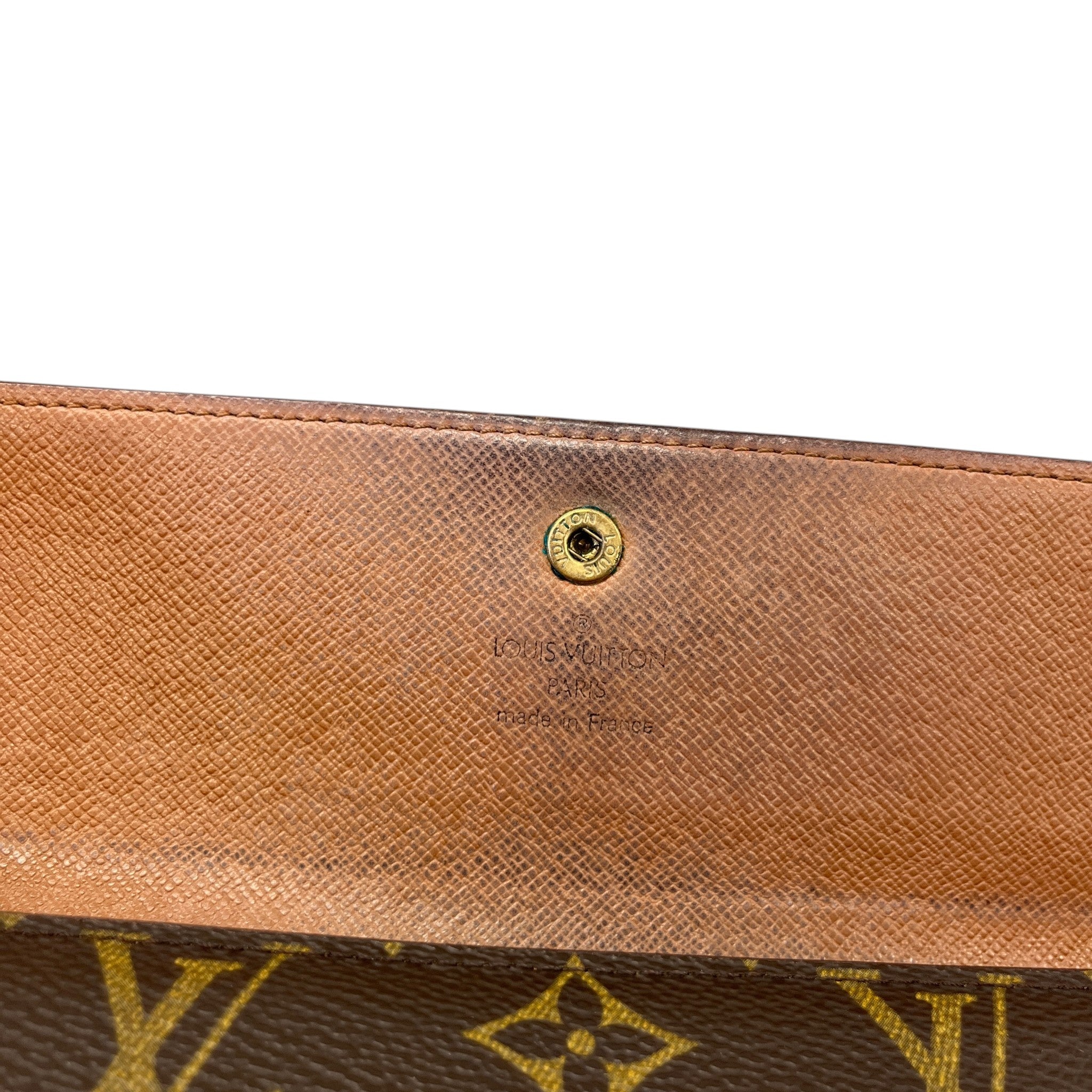 Women's Monogram Sarah Wallet Brown