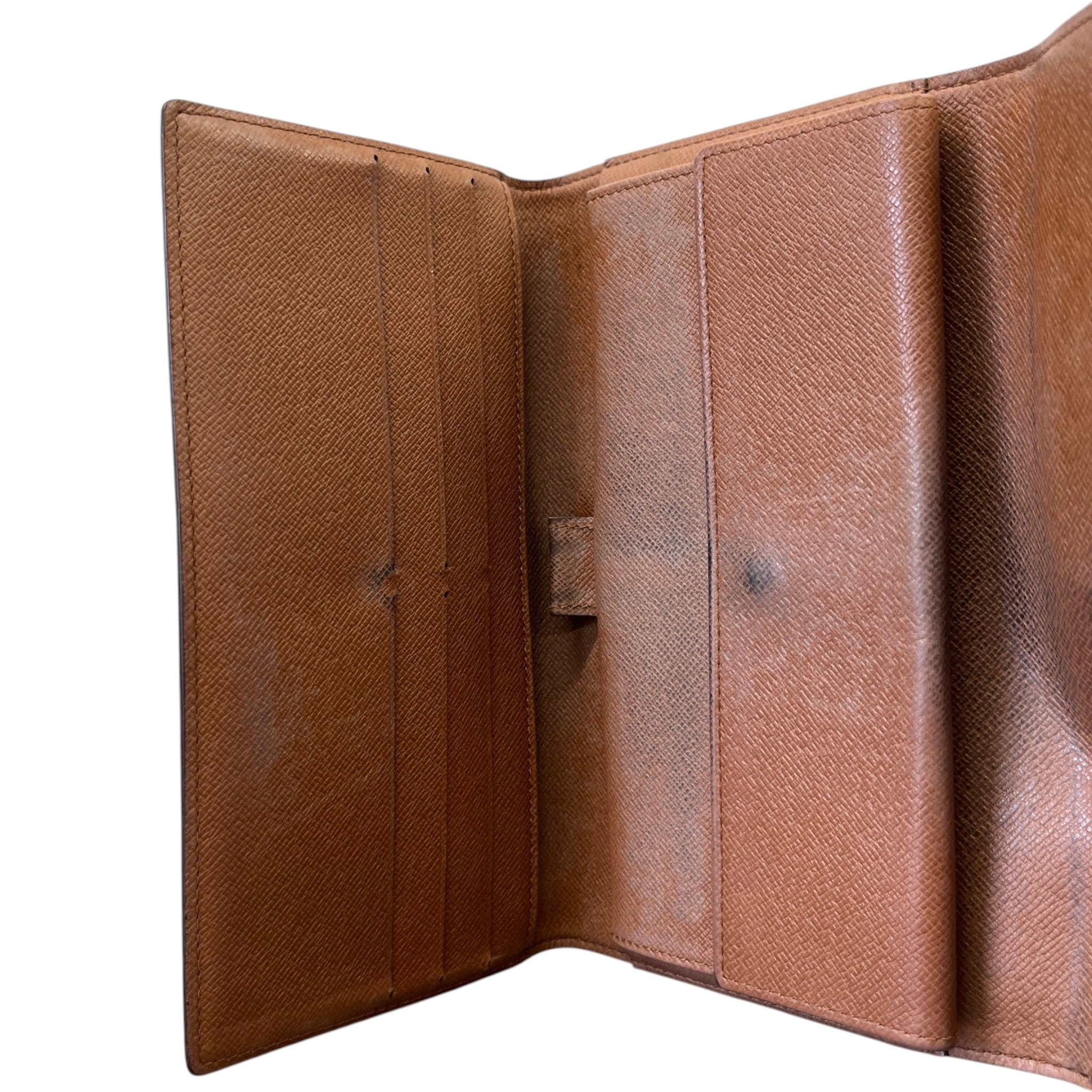 Women's Monogram Sarah Wallet Brown