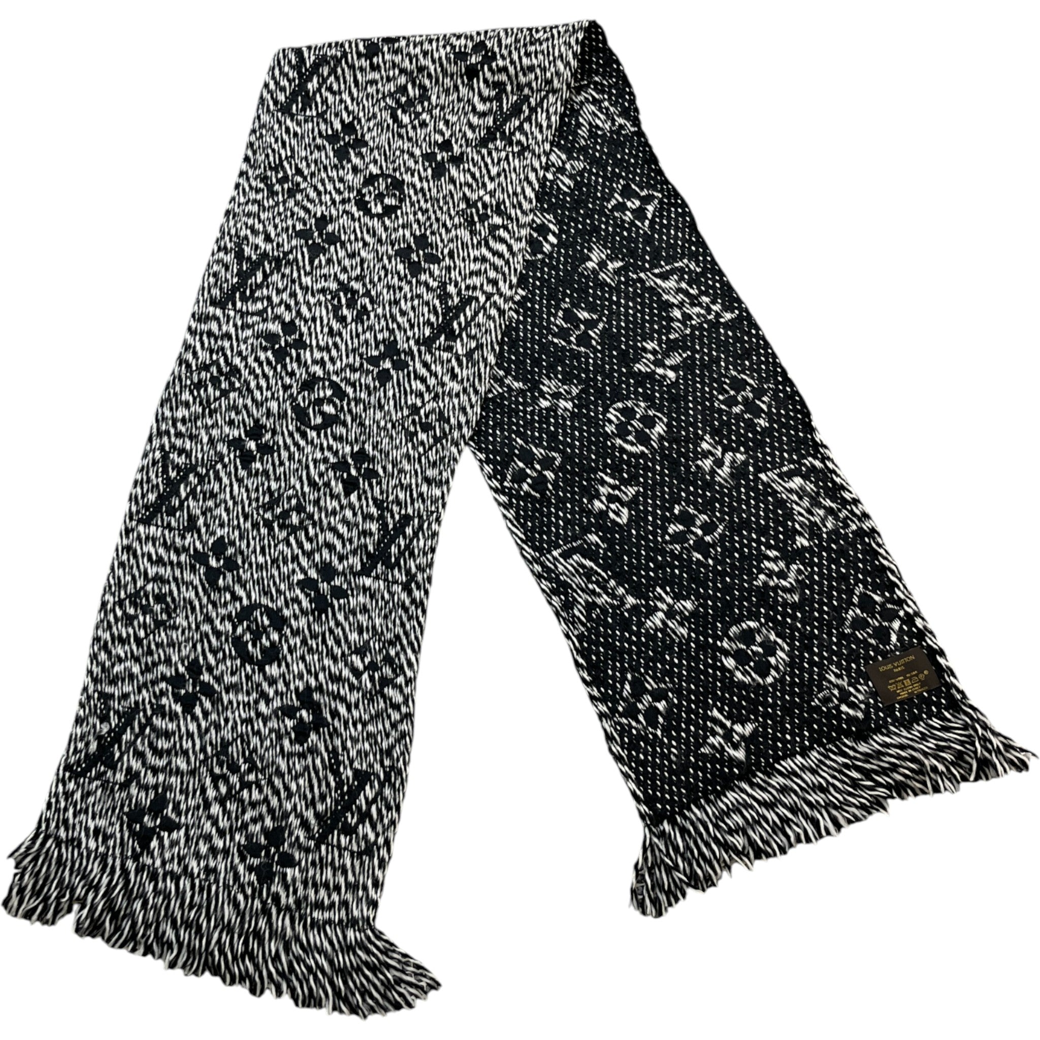 Women's Logomania Scarf Black