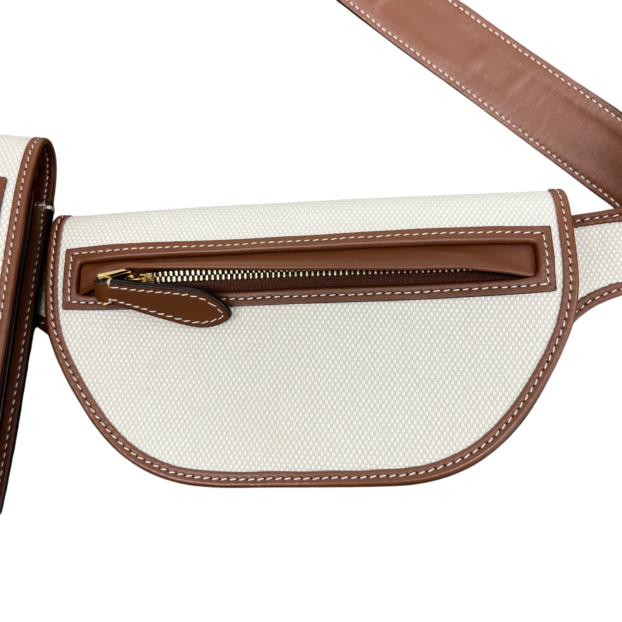Women's Olympia Canvas Belt Bag Brown