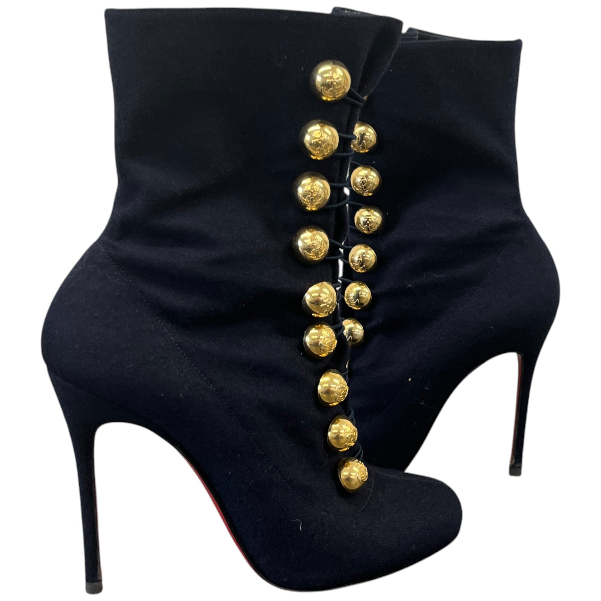 Women's Napoleon Heeled Boots Navy Size EU 38 / UK 5