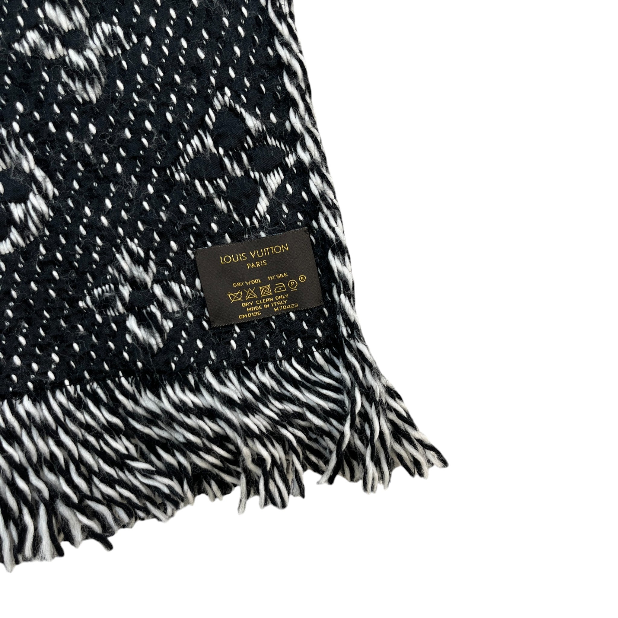 Women's Logomania Scarf Black