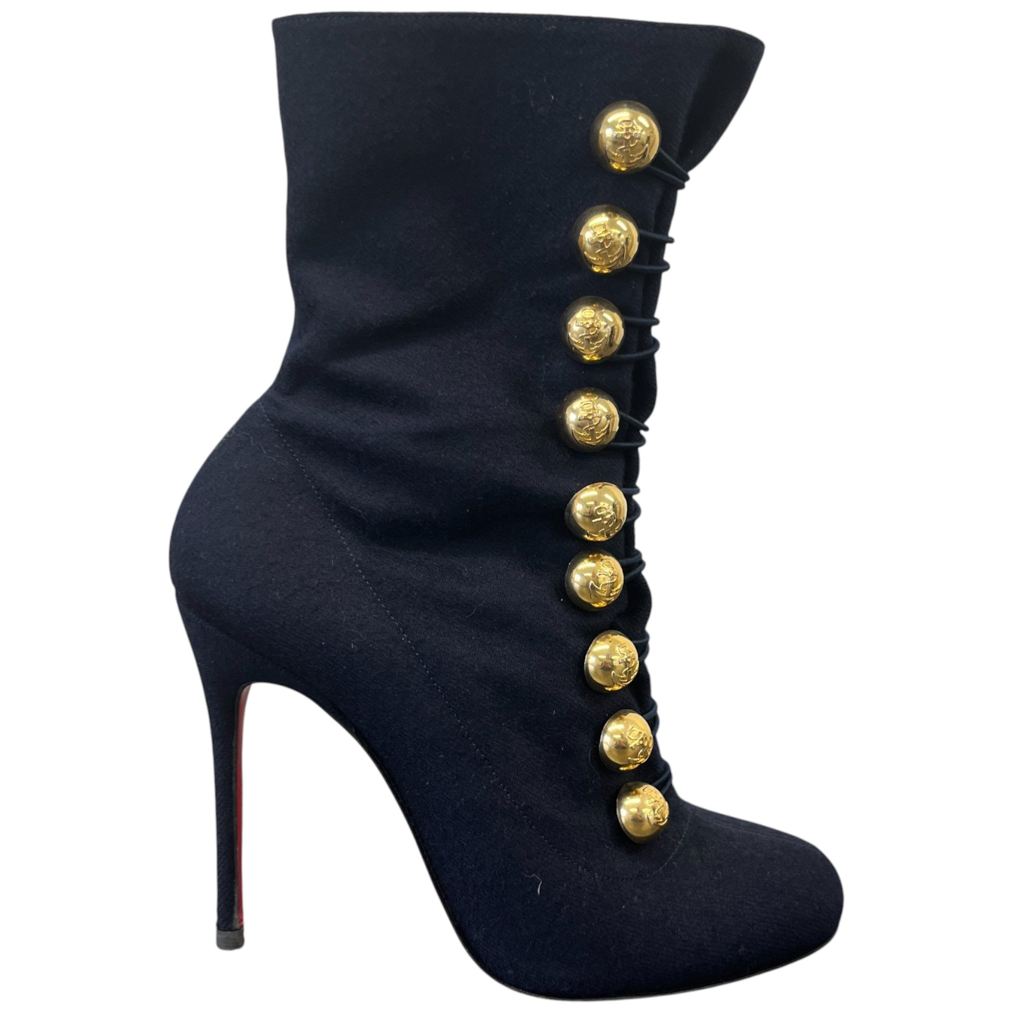 Women's Napoleon Heeled Boots Navy Size EU 38 / UK 5