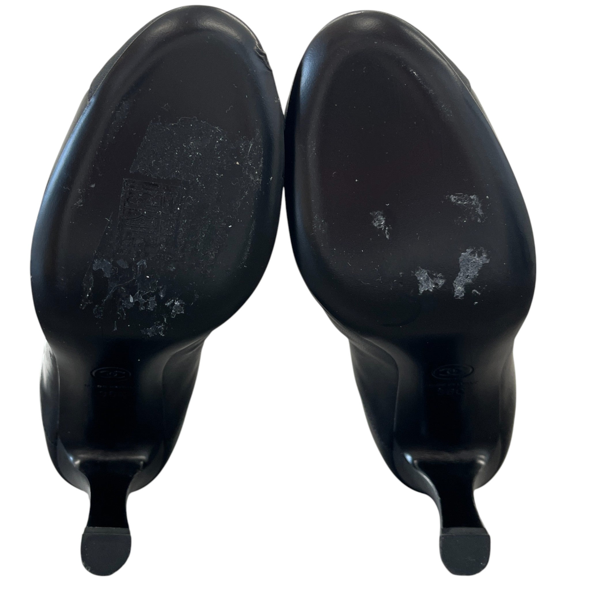 Women's Pearl Cc Logo Boots Black Size EU 36 / UK 3