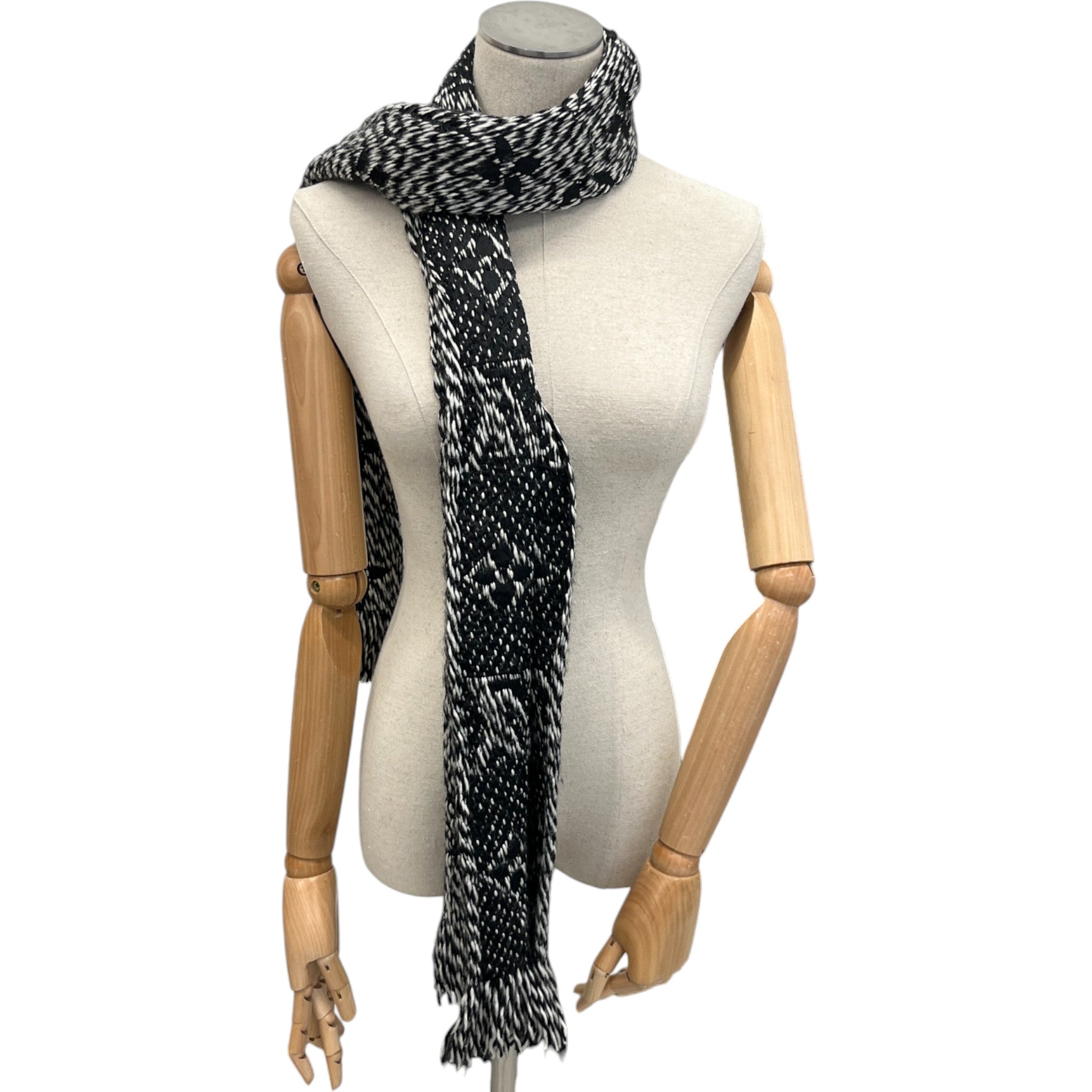 Women's Logomania Scarf Black