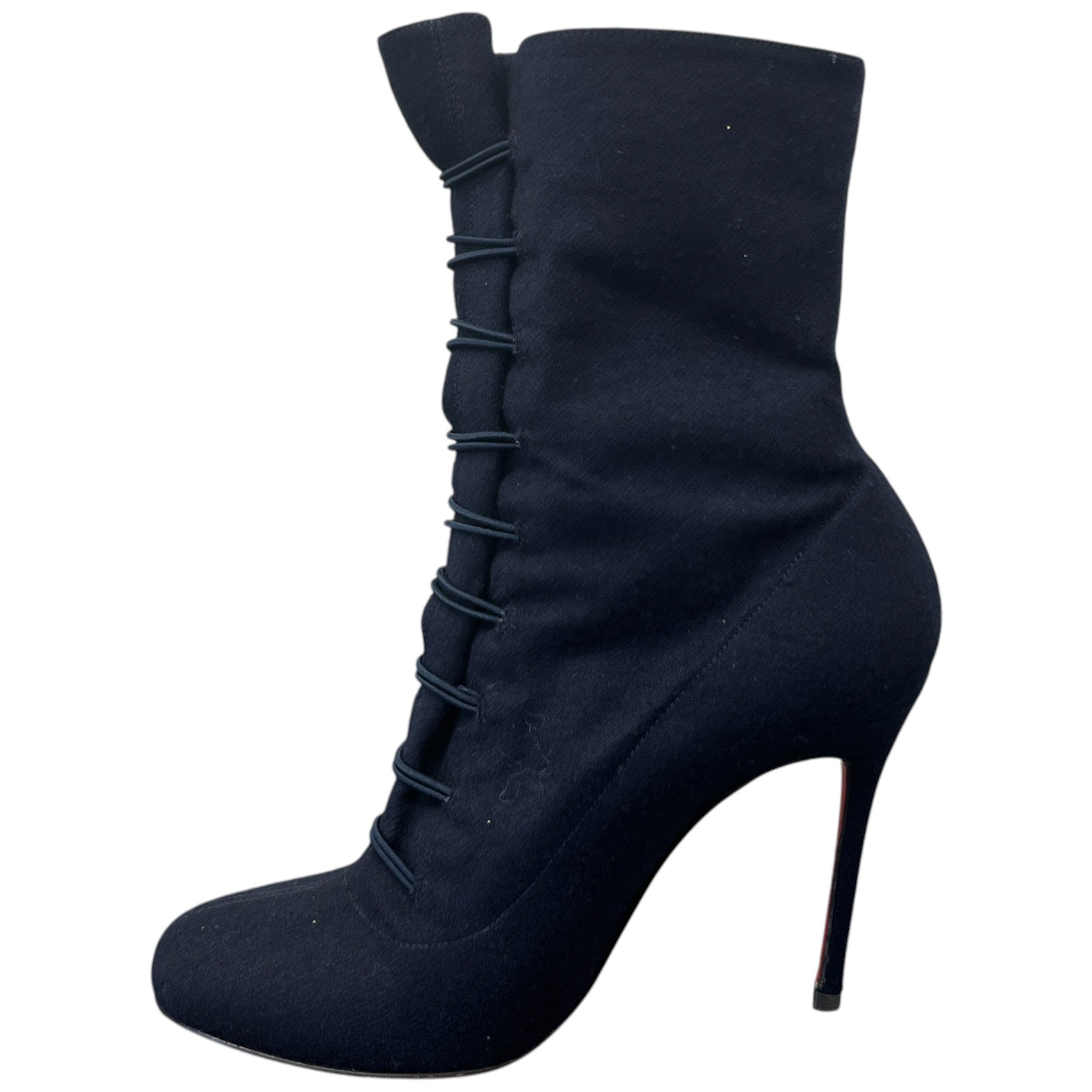 Women's Napoleon Heeled Boots Navy Size EU 38 / UK 5