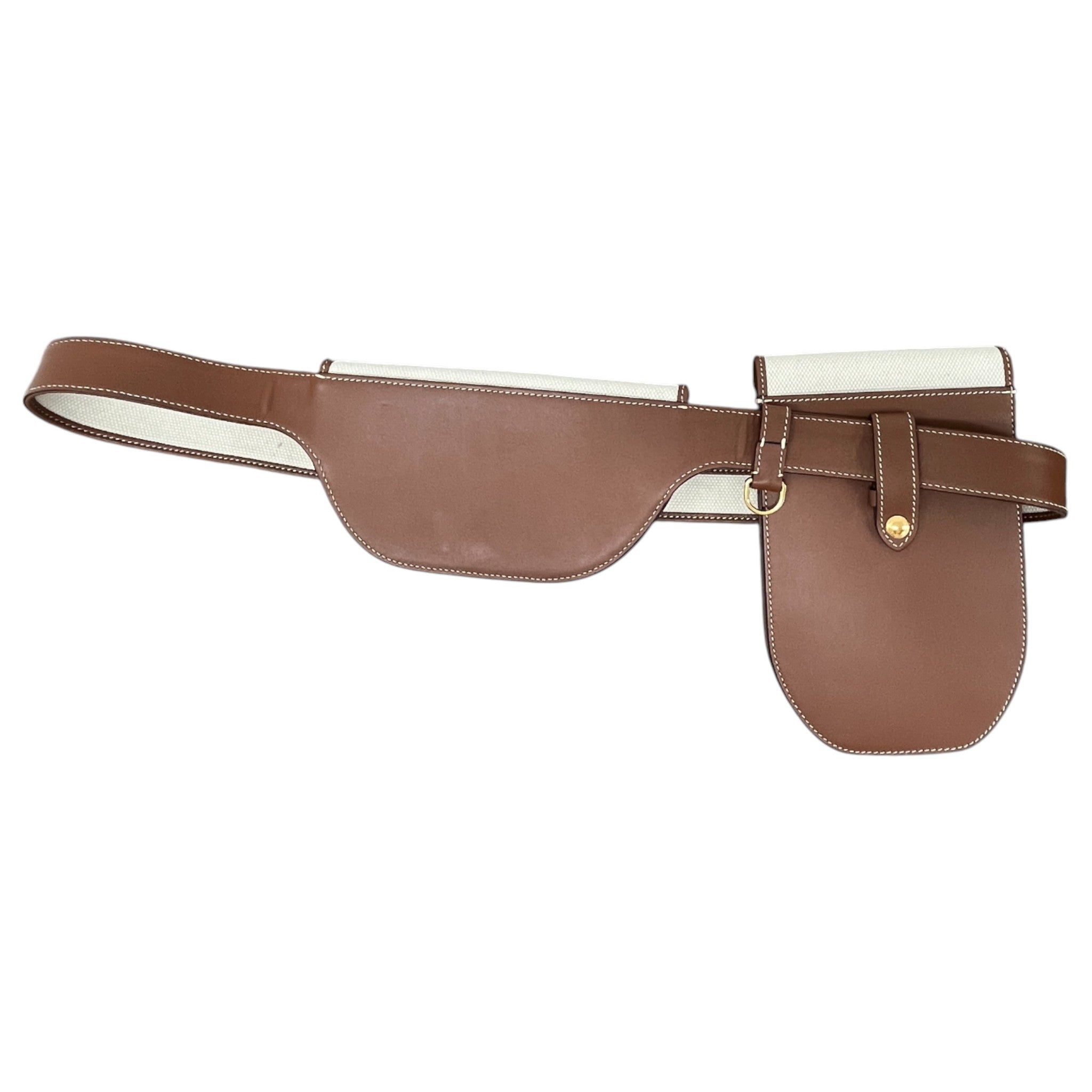 Women's Olympia Canvas Belt Bag Brown