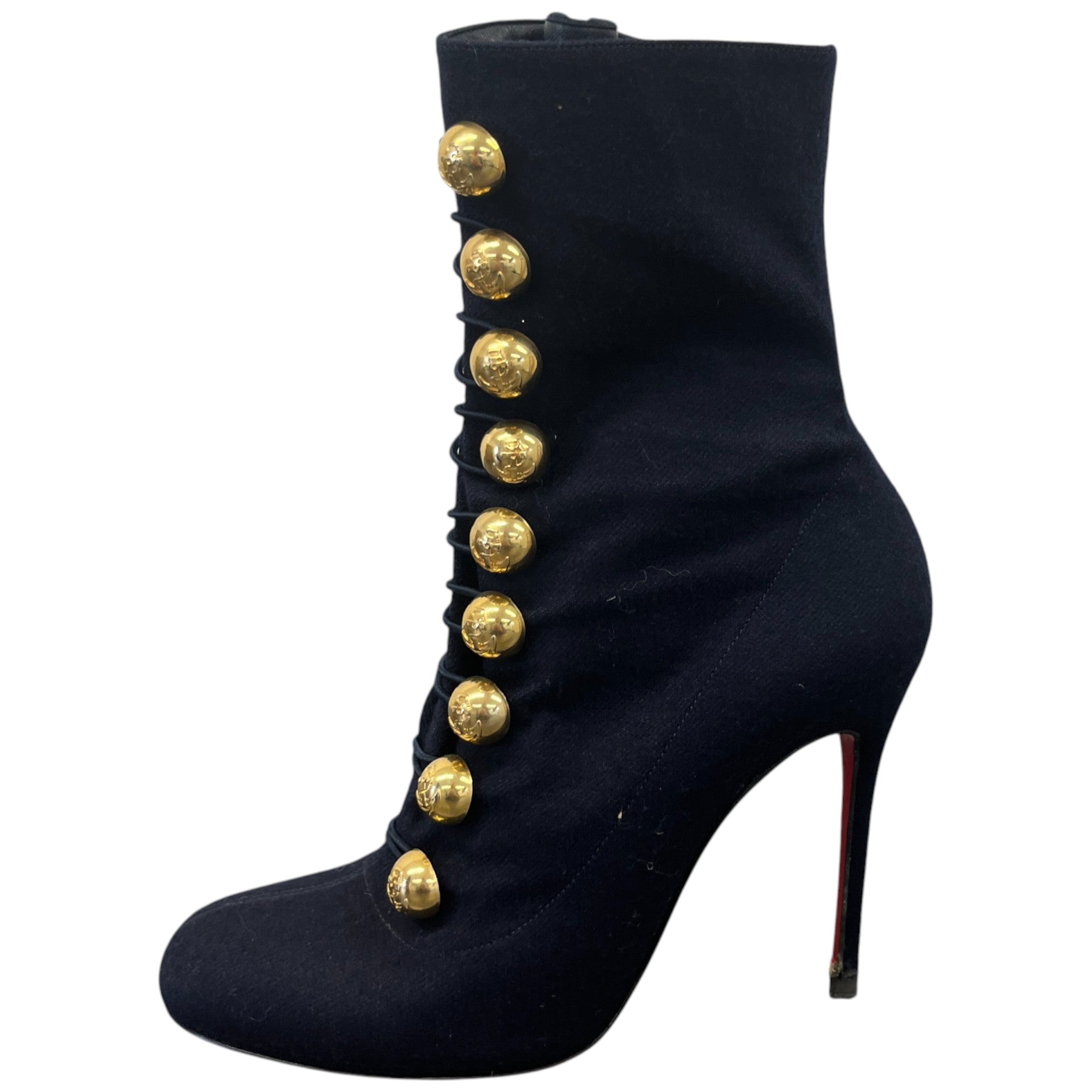 Women's Napoleon Heeled Boots Navy Size EU 38 / UK 5