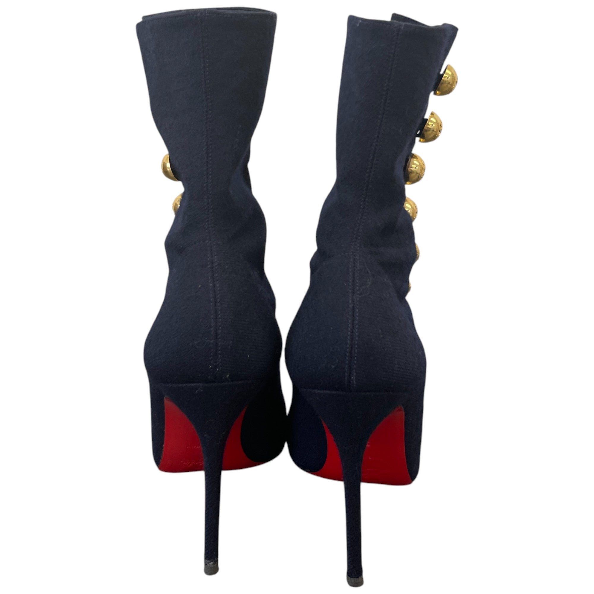 Women's Napoleon Heeled Boots Navy Size EU 38 / UK 5