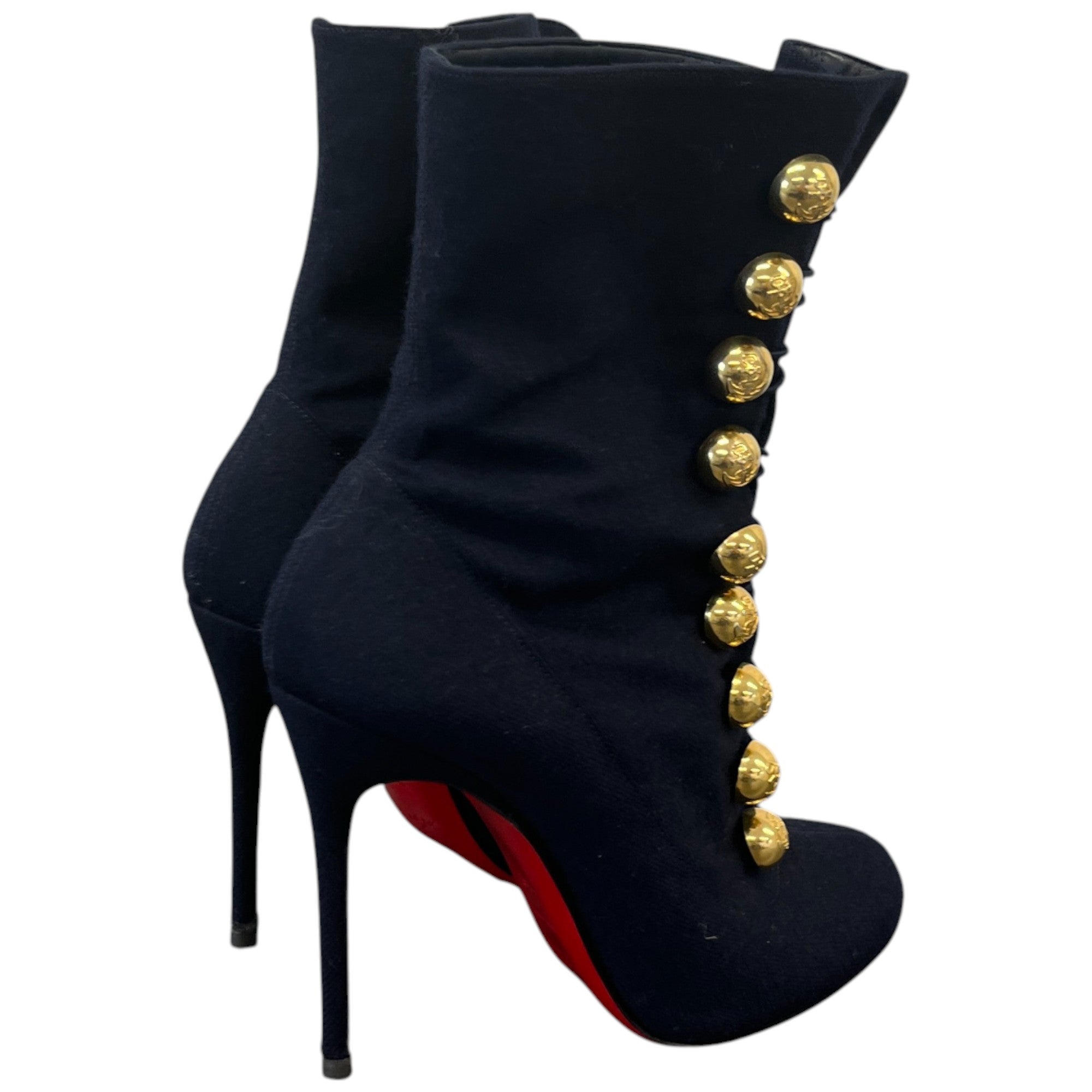 Women's Napoleon Heeled Boots Navy Size EU 38 / UK 5