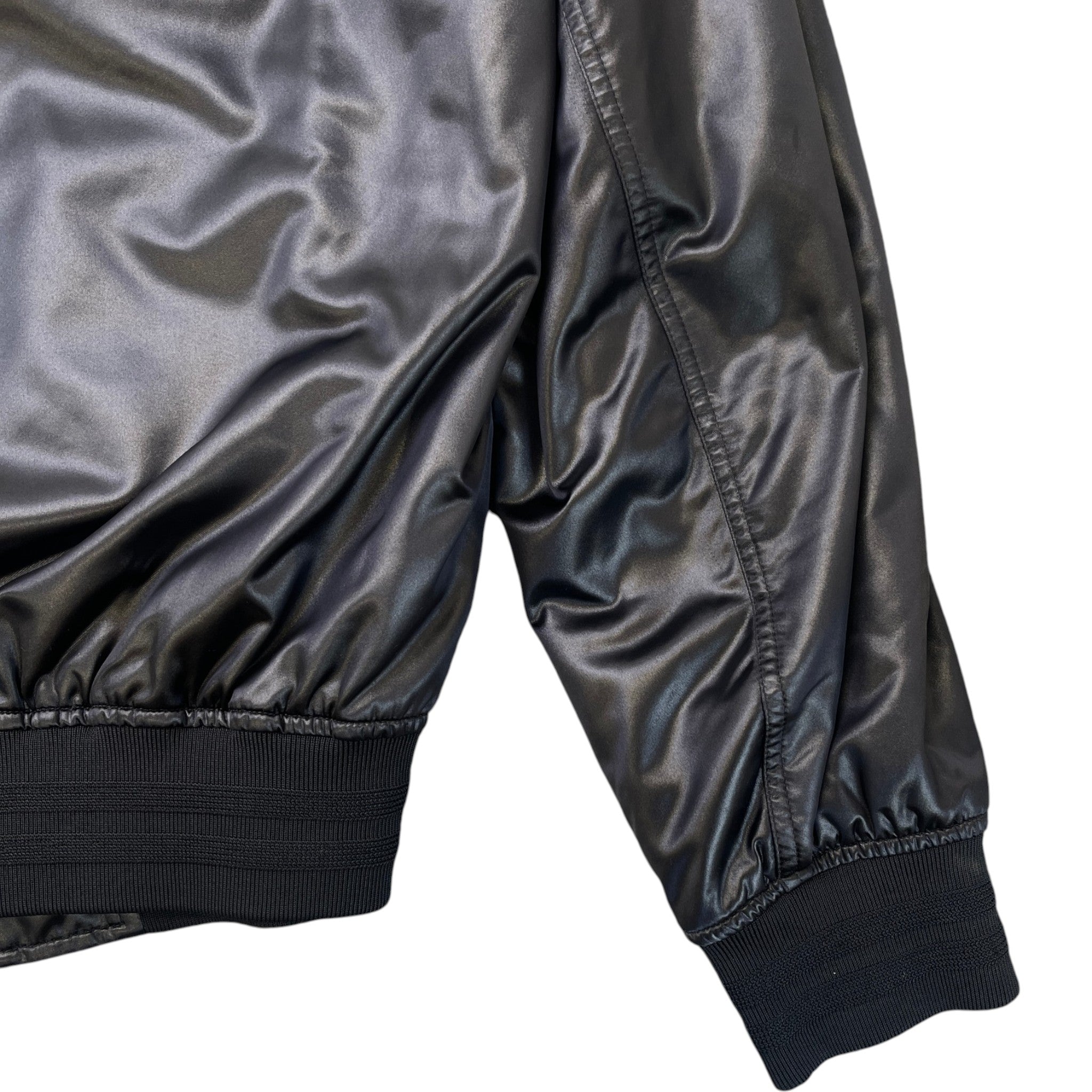 Men's X Stussy Embroidered Bomber Jacket Black Size IT 54 / XXL