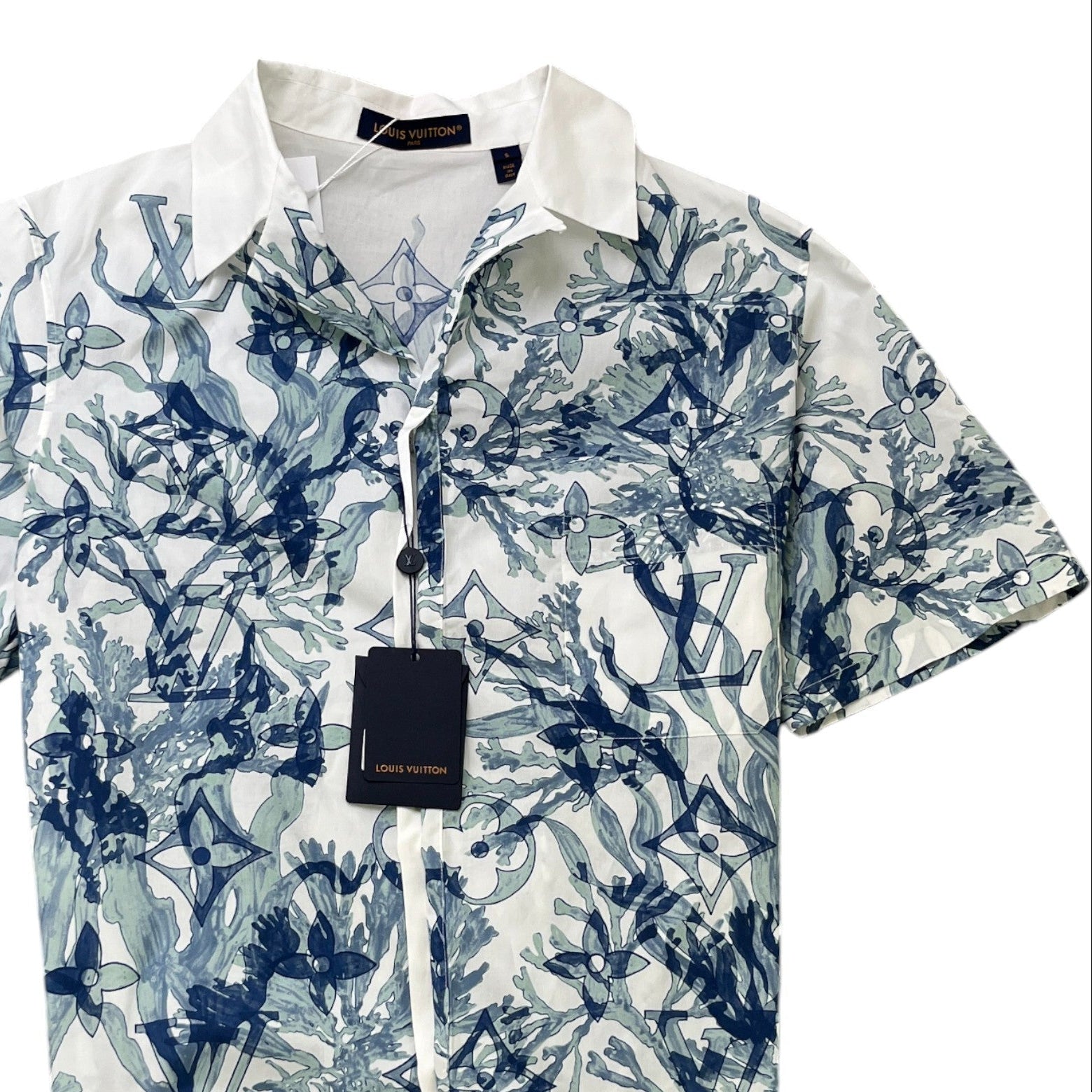 Men's Aquagarden Shirt Blue Size S