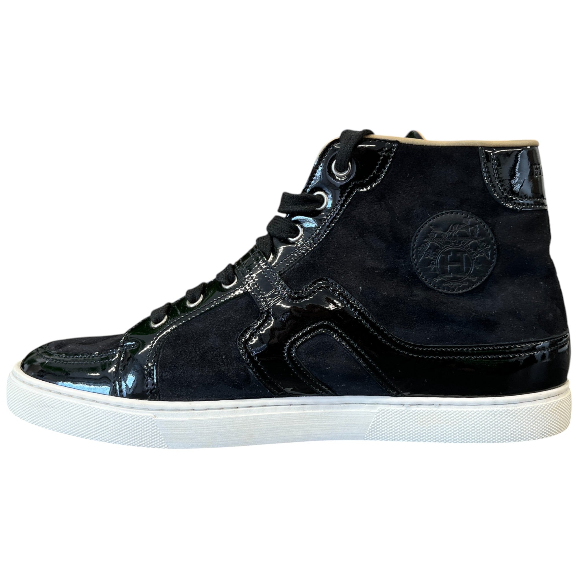 Men's Quantum High Trainers Black Size EU 42.5 / UK 8.5