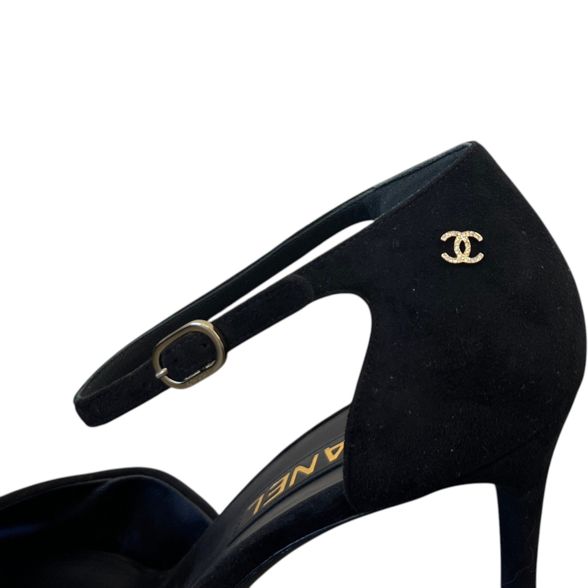 Women's Cc Logo Heels Black Size EU 40 / UK 7