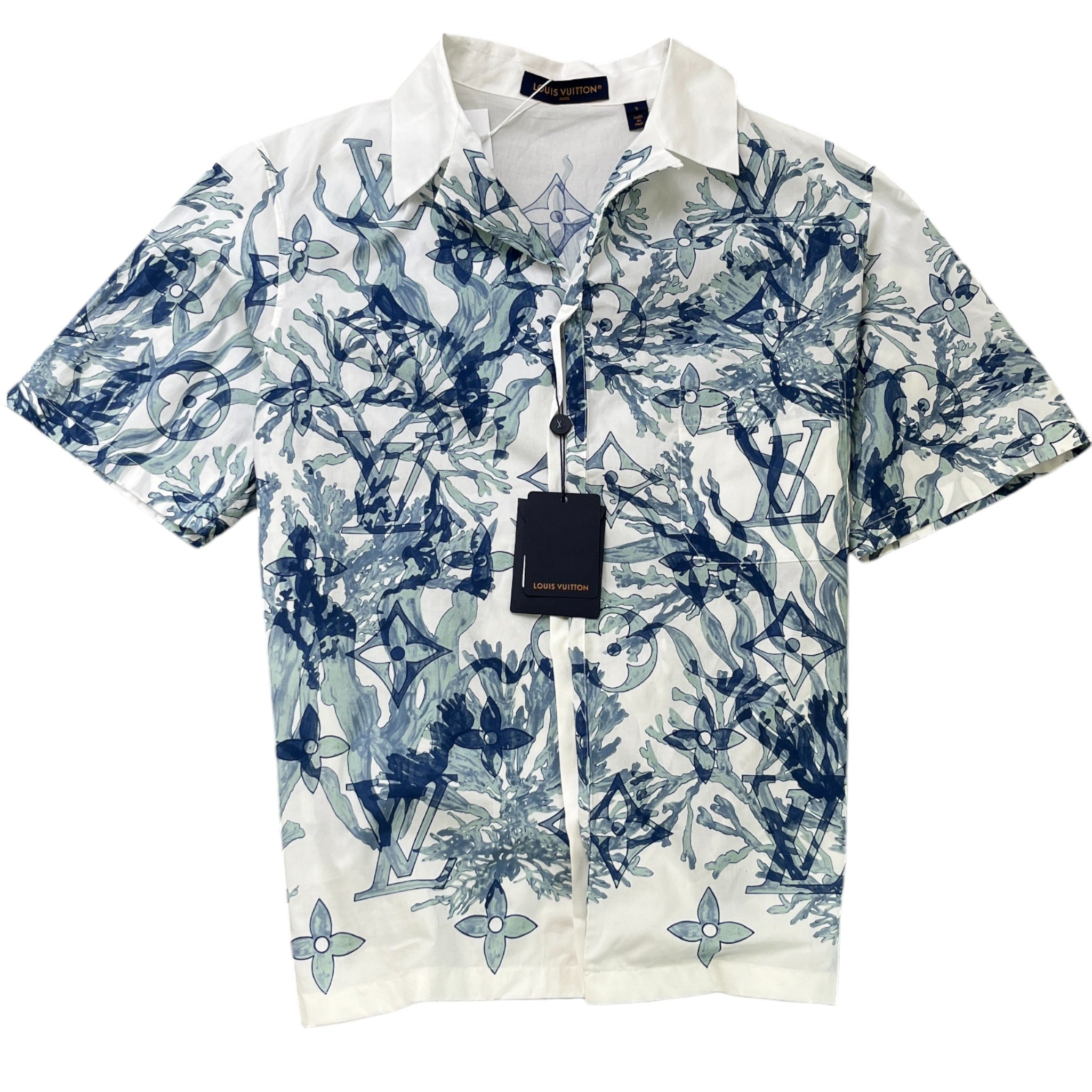 Men's Aquagarden Shirt Blue Size S