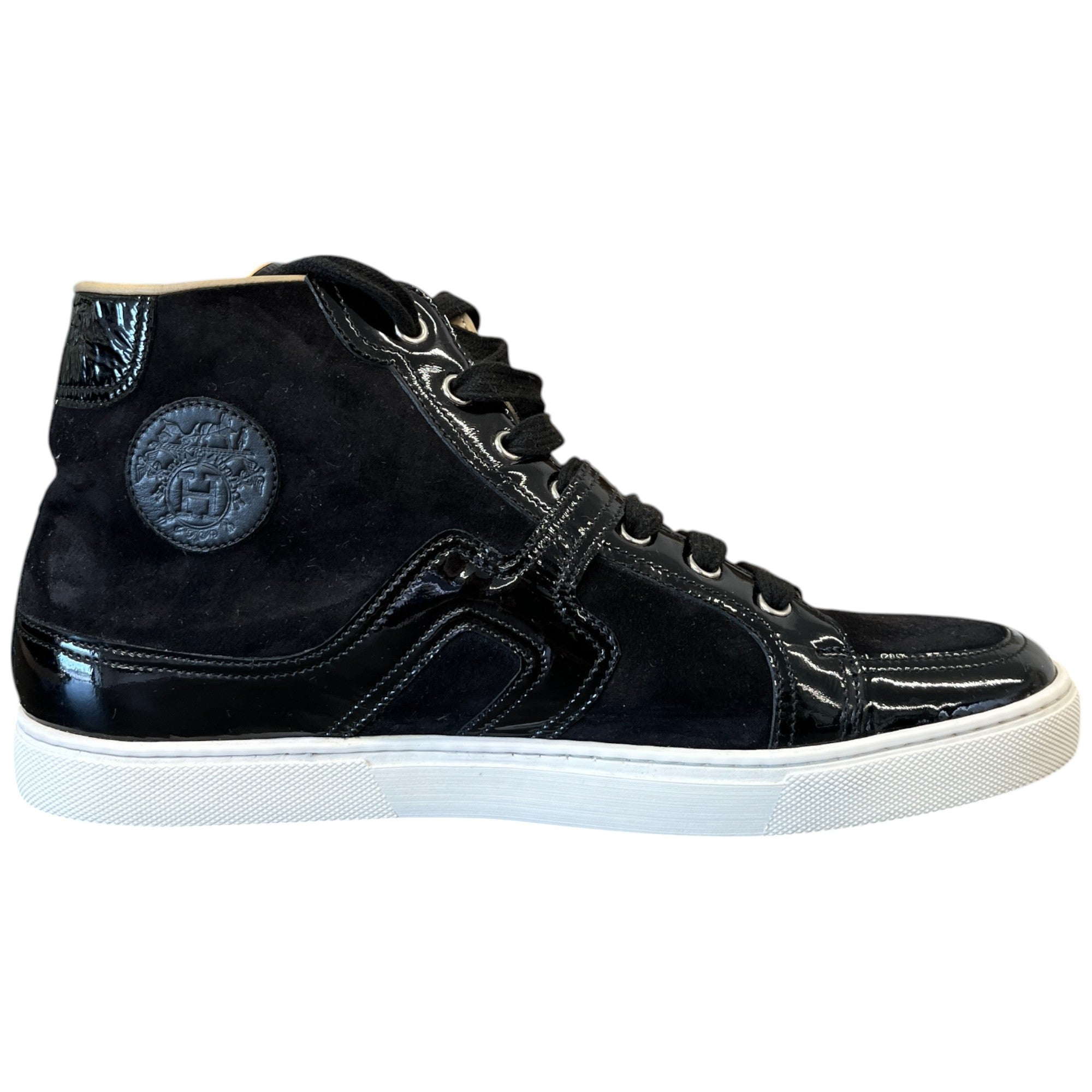 Men's Quantum High Trainers Black Size EU 42.5 / UK 8.5