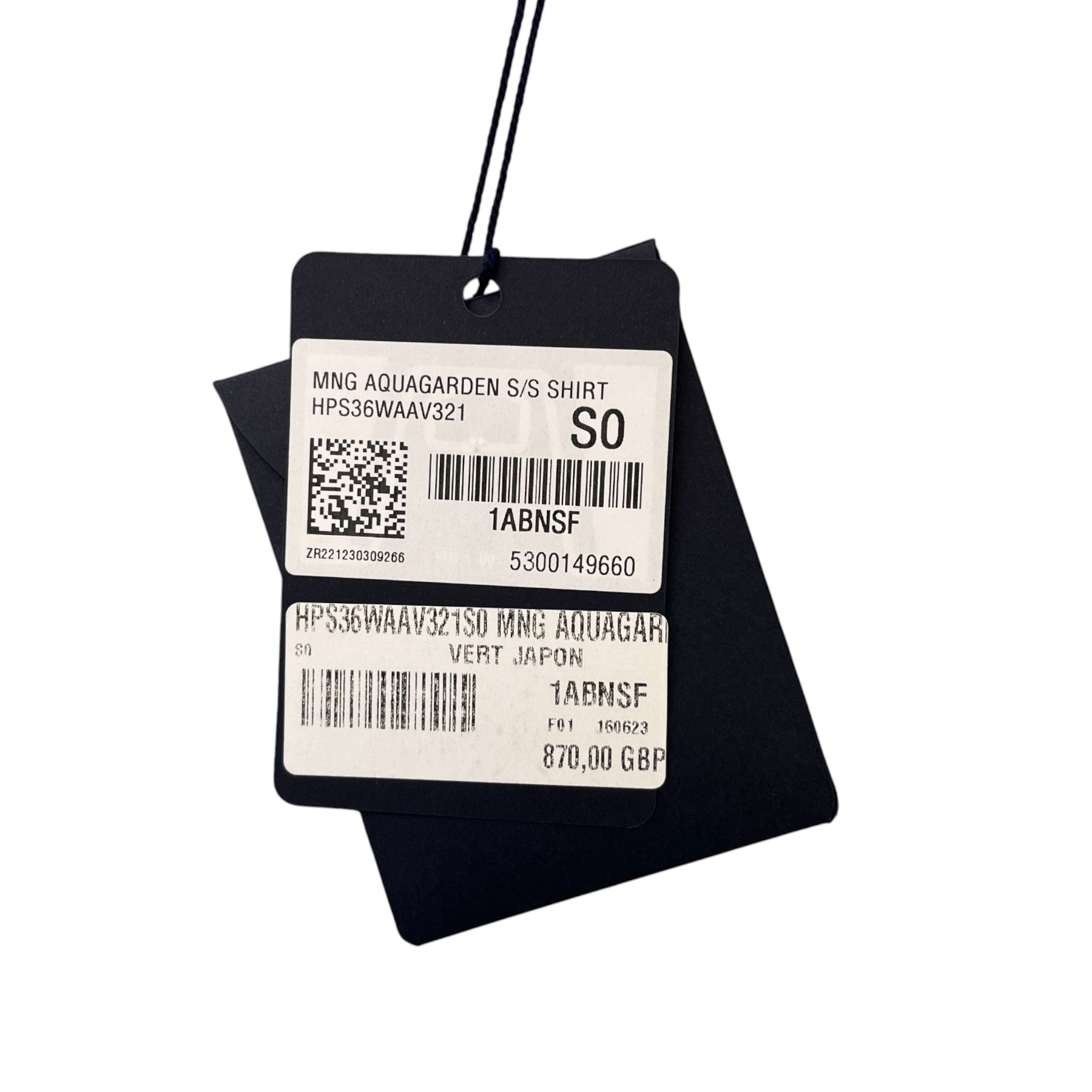 Men's Aquagarden Shirt Blue Size S