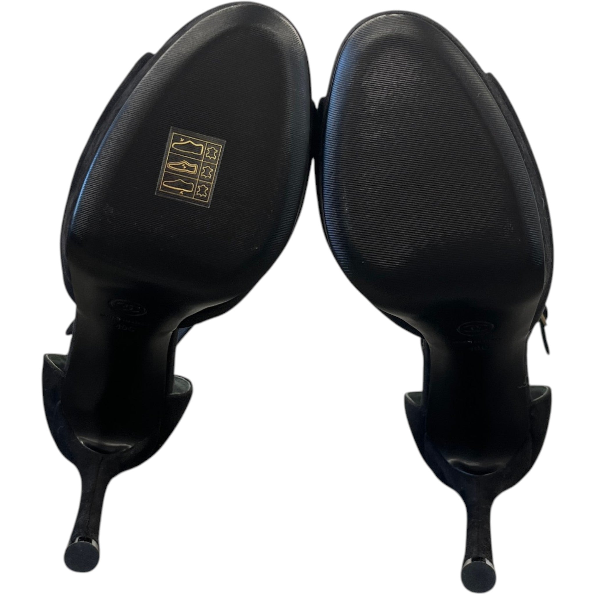 Women's Cc Logo Heels Black Size EU 40 / UK 7