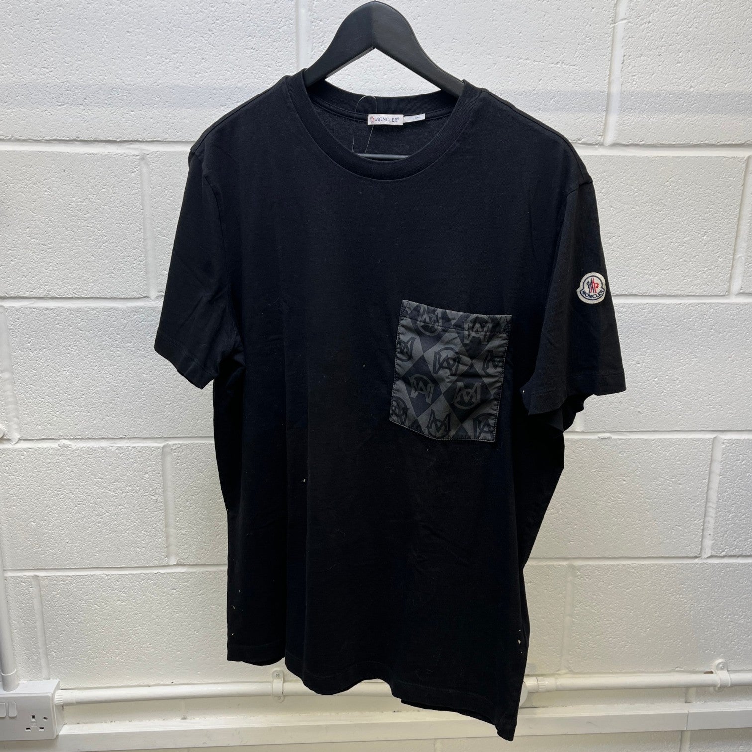 Men's Ss Logo T-Shirt Black Size XL