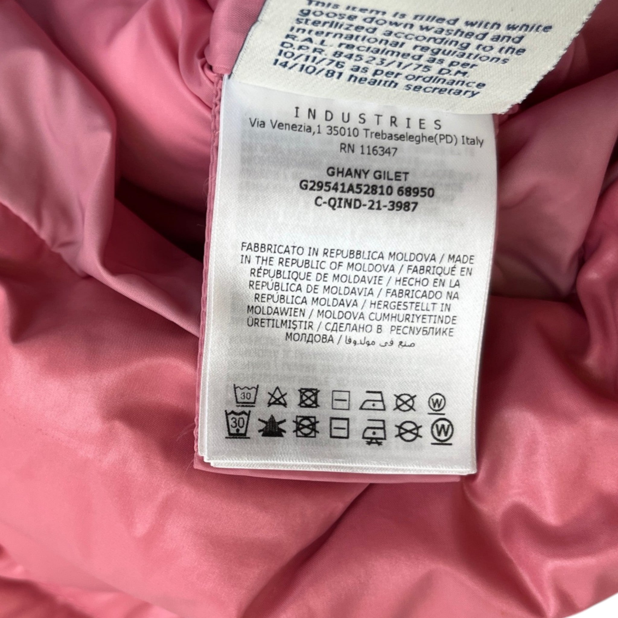 Women's Girls Age 14 Ghany Gilet Pink Size XXS