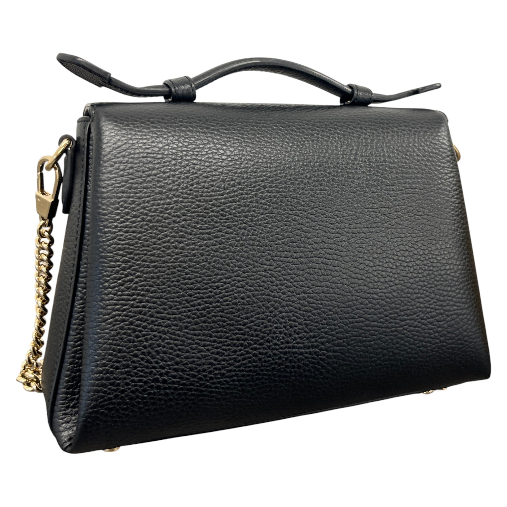 Women's Interlocking G Shoulder Bag Black